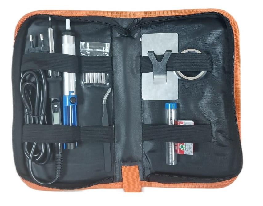 Sonex 80w Isı Ayarlı Havya Set Lehim Makinesi Seti 80w Taşıma Çantalı