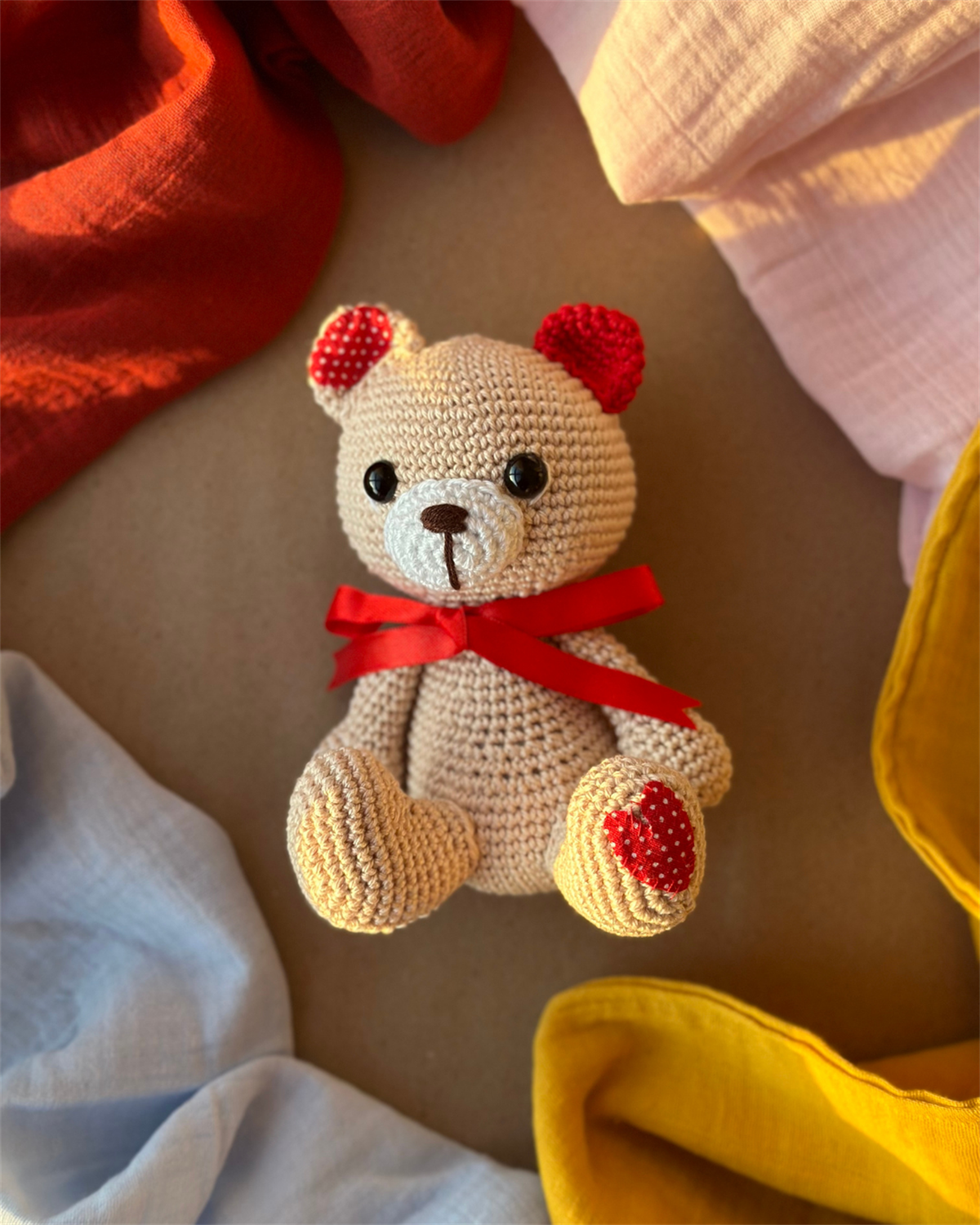 Ayı Amigurumi Oyuncak & Uyku Arkadaşı