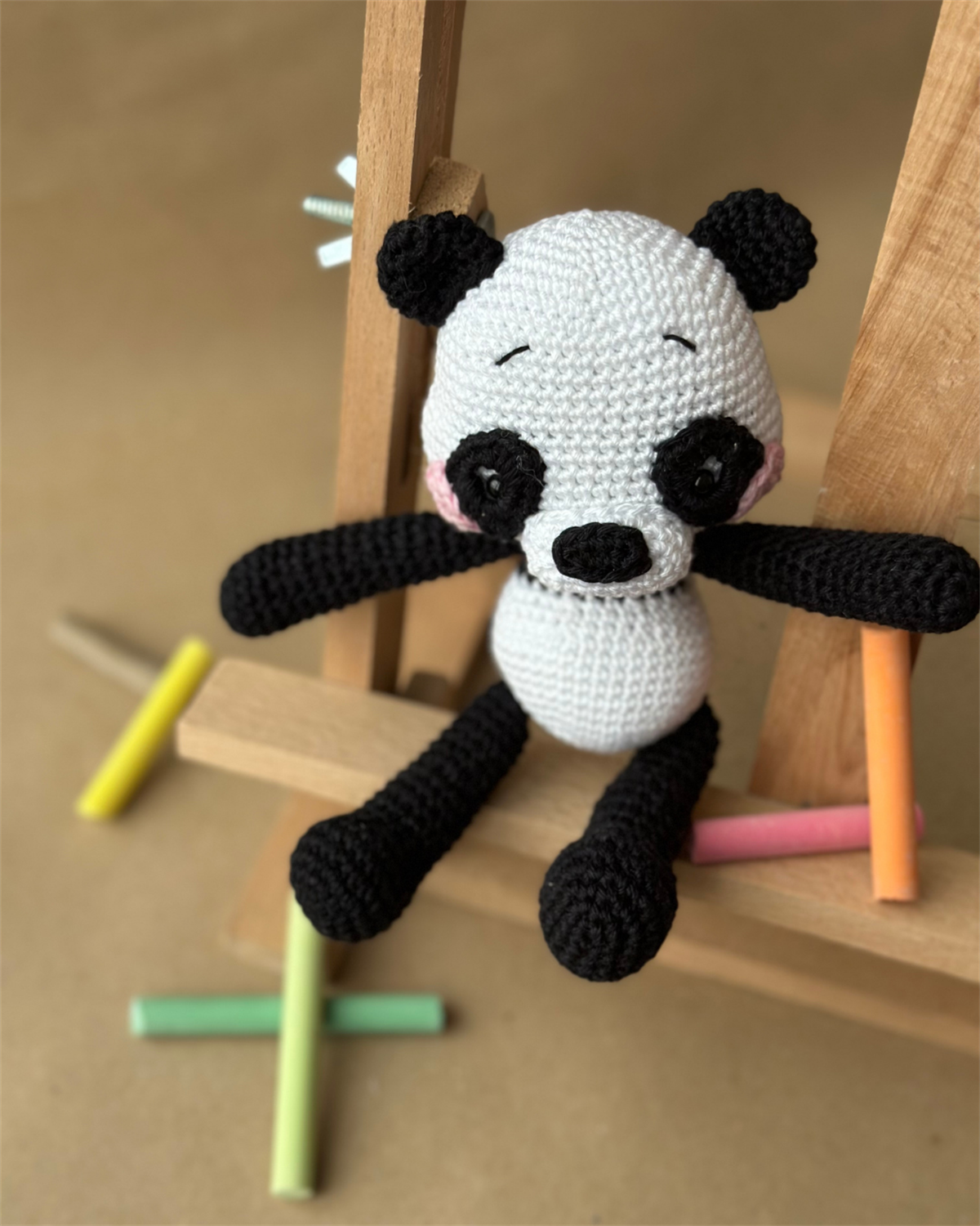 Panda Amigurumi Oyuncak & Uyku Arkadaşı