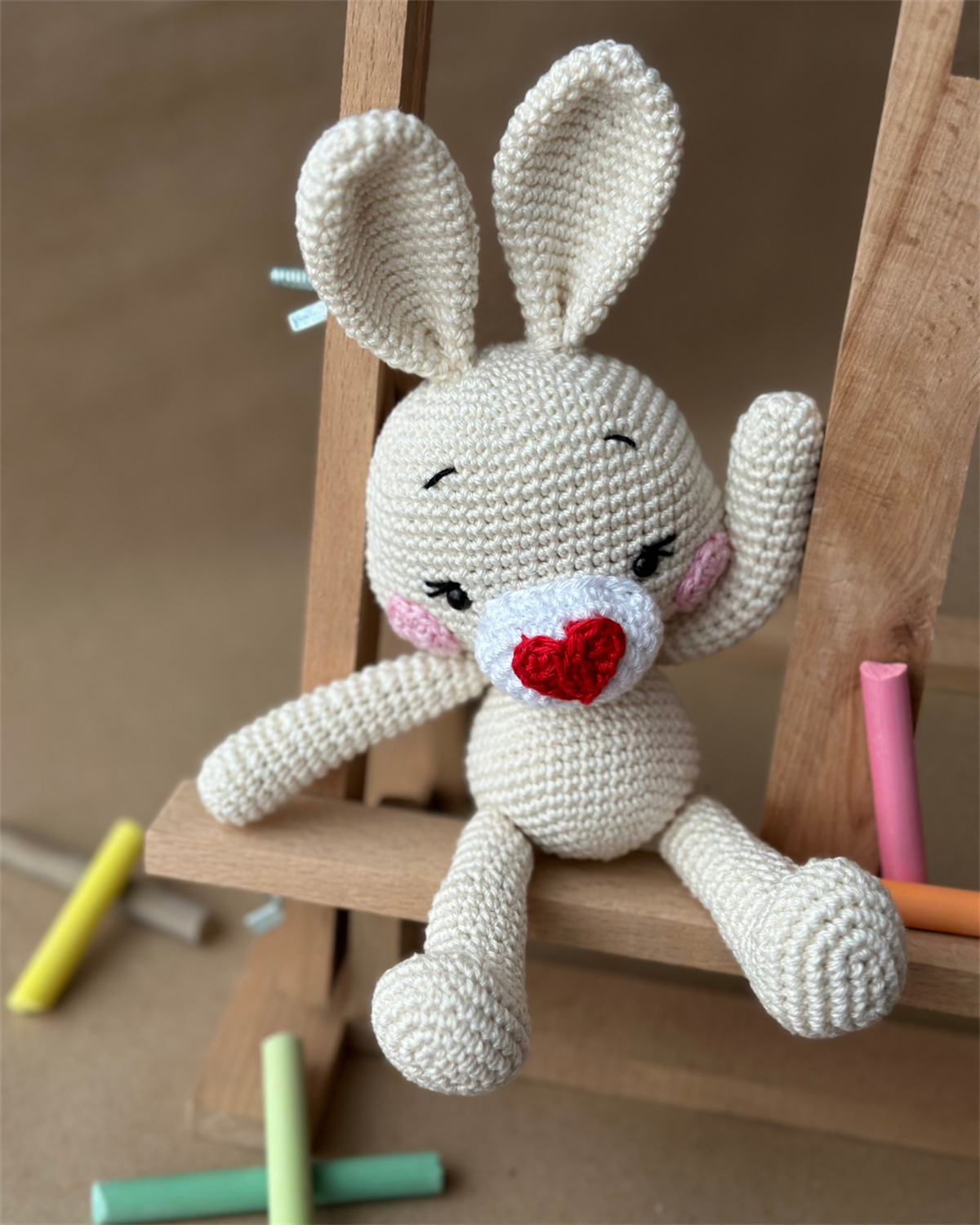 Tavşan Amigurumi Oyuncak & Uyku Arkadaşı