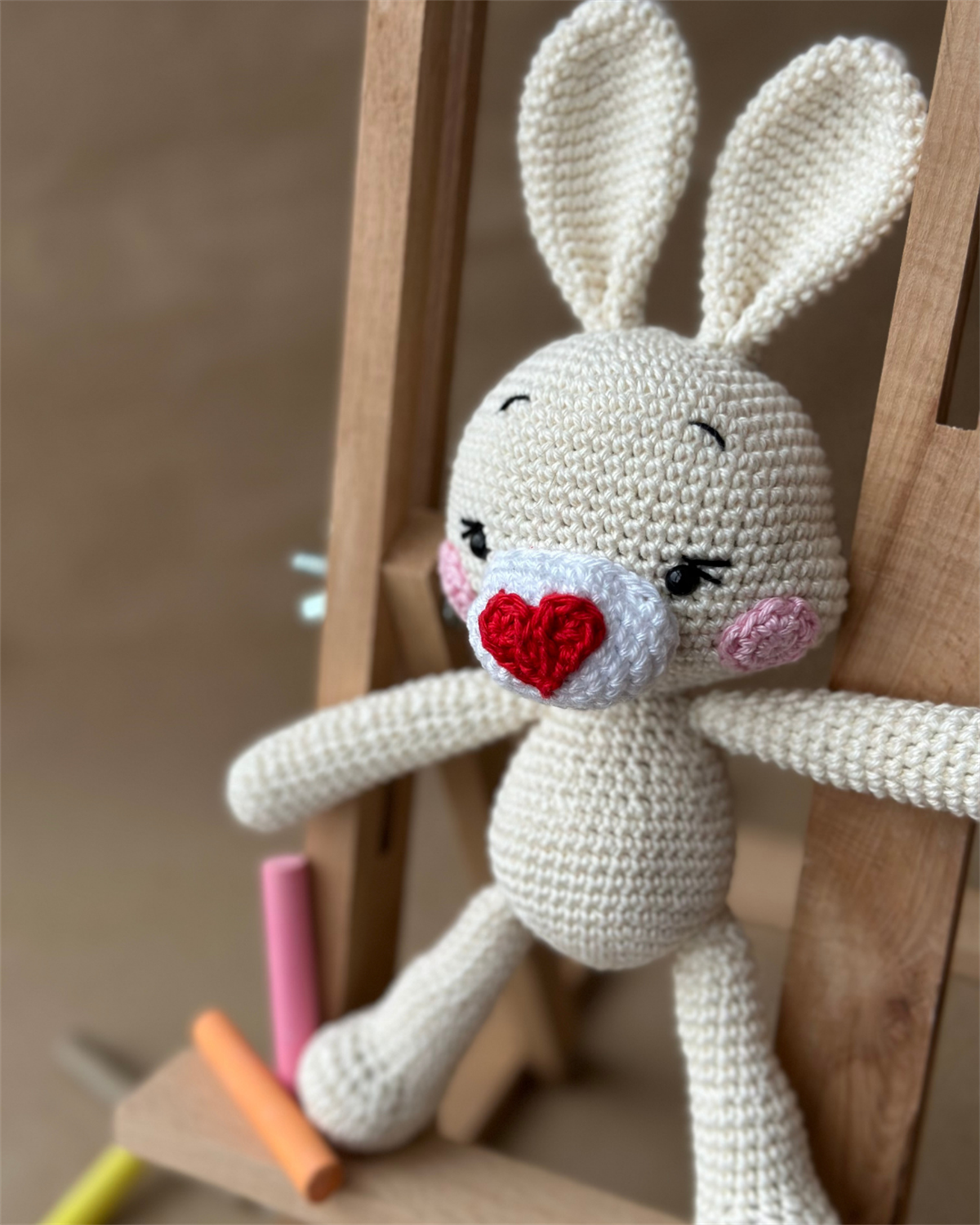 Tavşan Amigurumi Oyuncak & Uyku Arkadaşı