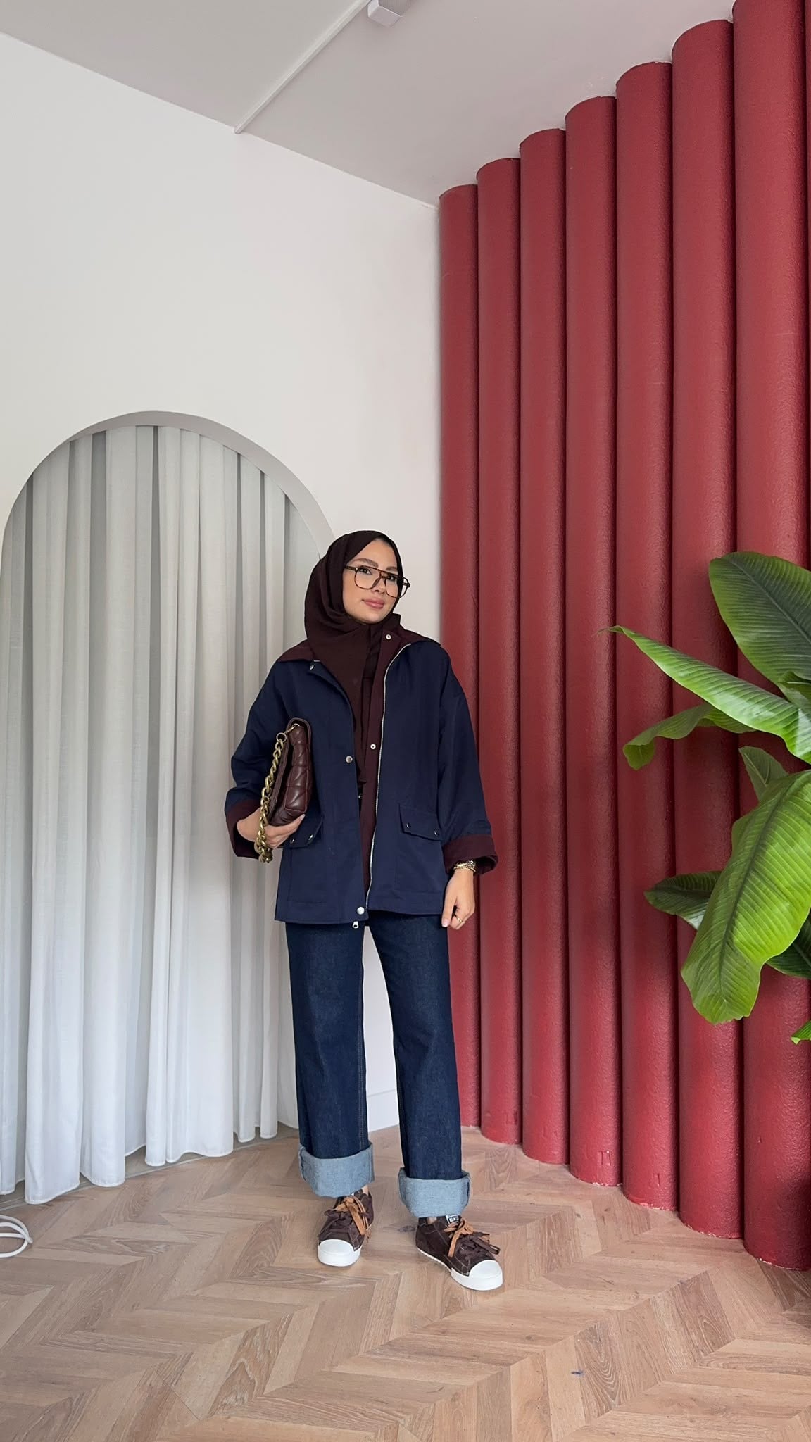 MEYSA CEKET Çift Taraflı Gabardin Ceket Kahve Lacivert