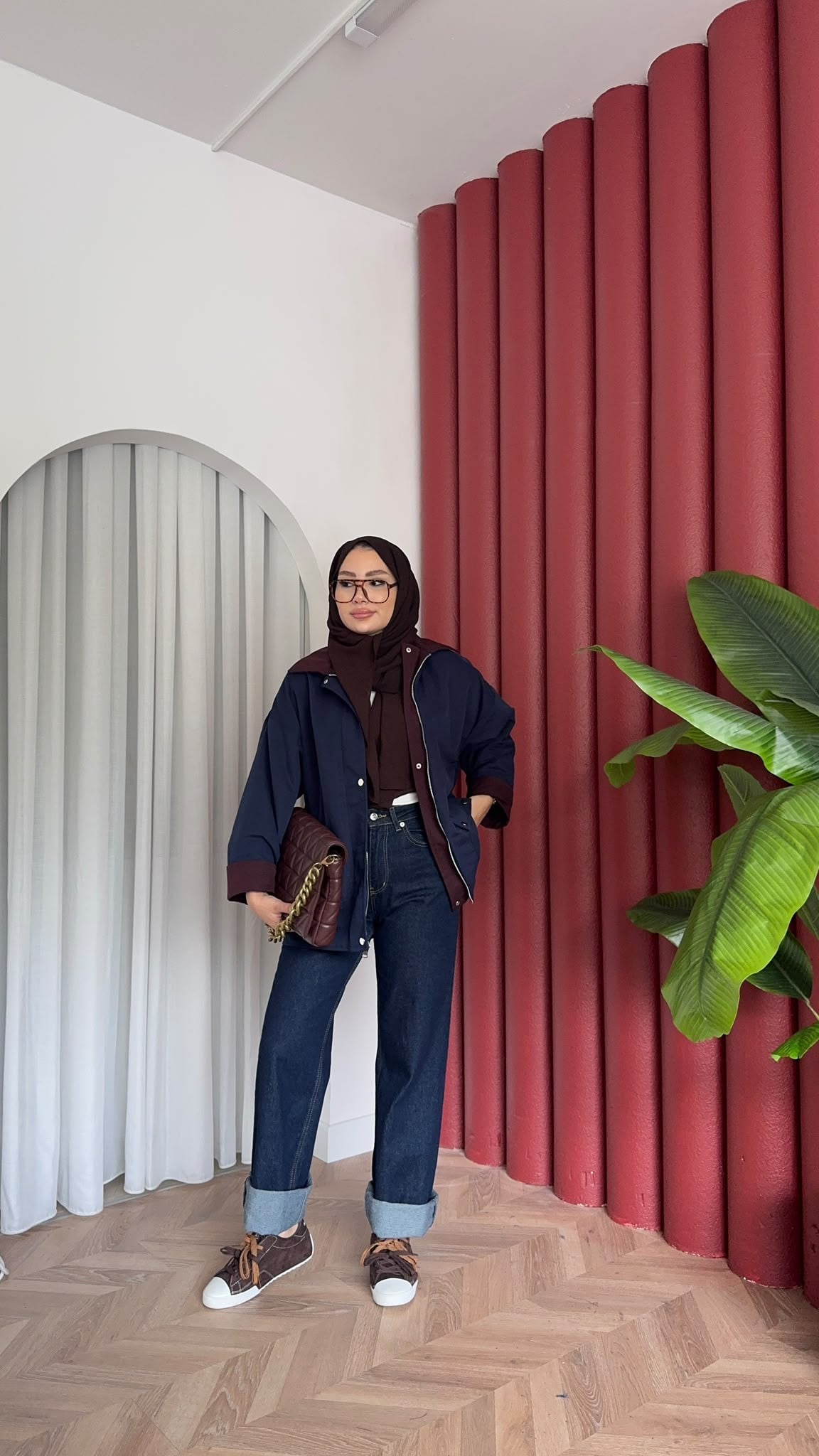 MEYSA CEKET Çift Taraflı Gabardin Ceket Kahve Lacivert