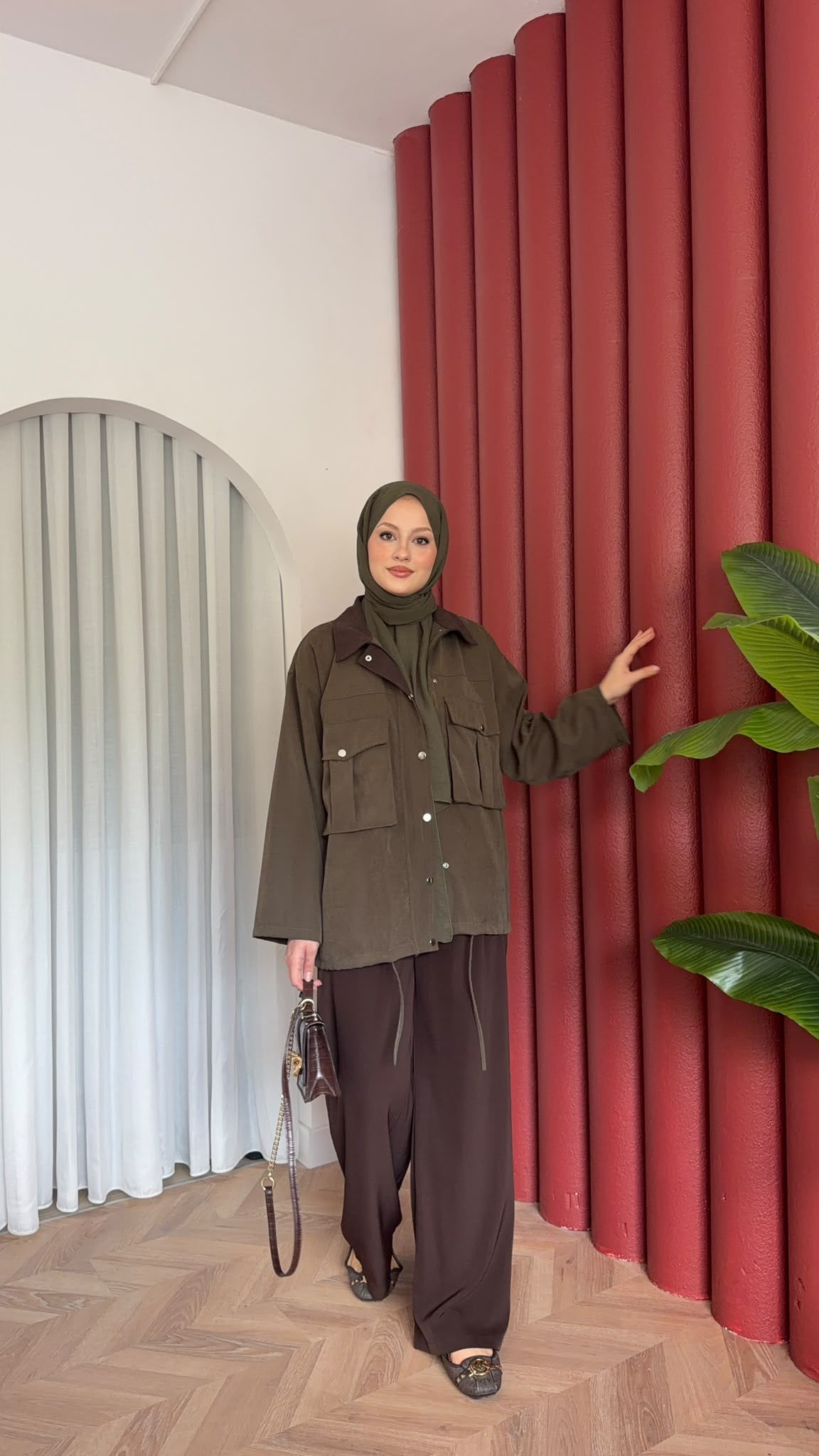 MEYSA CEKET İla Gabardin Ceket Haki