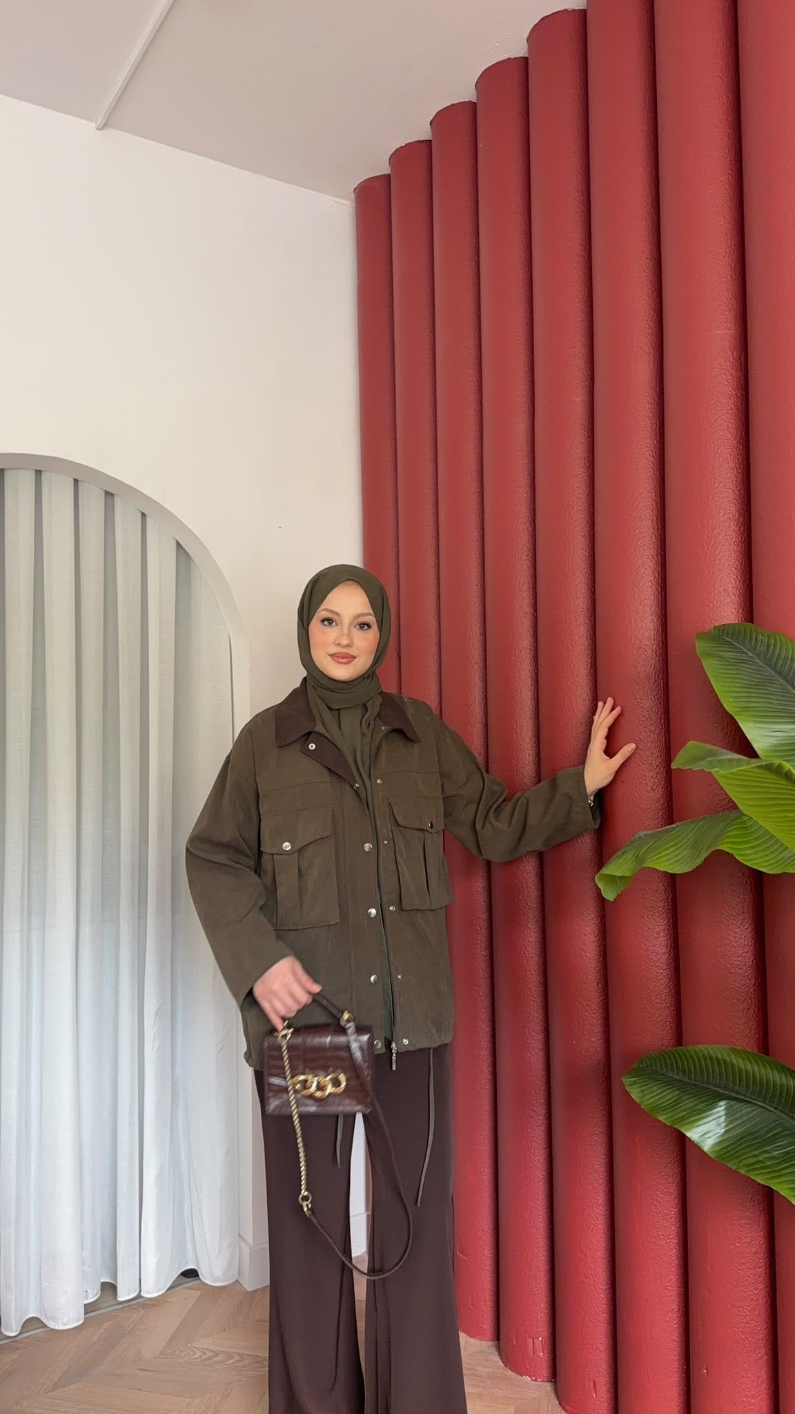 MEYSA CEKET İla Gabardin Ceket Haki