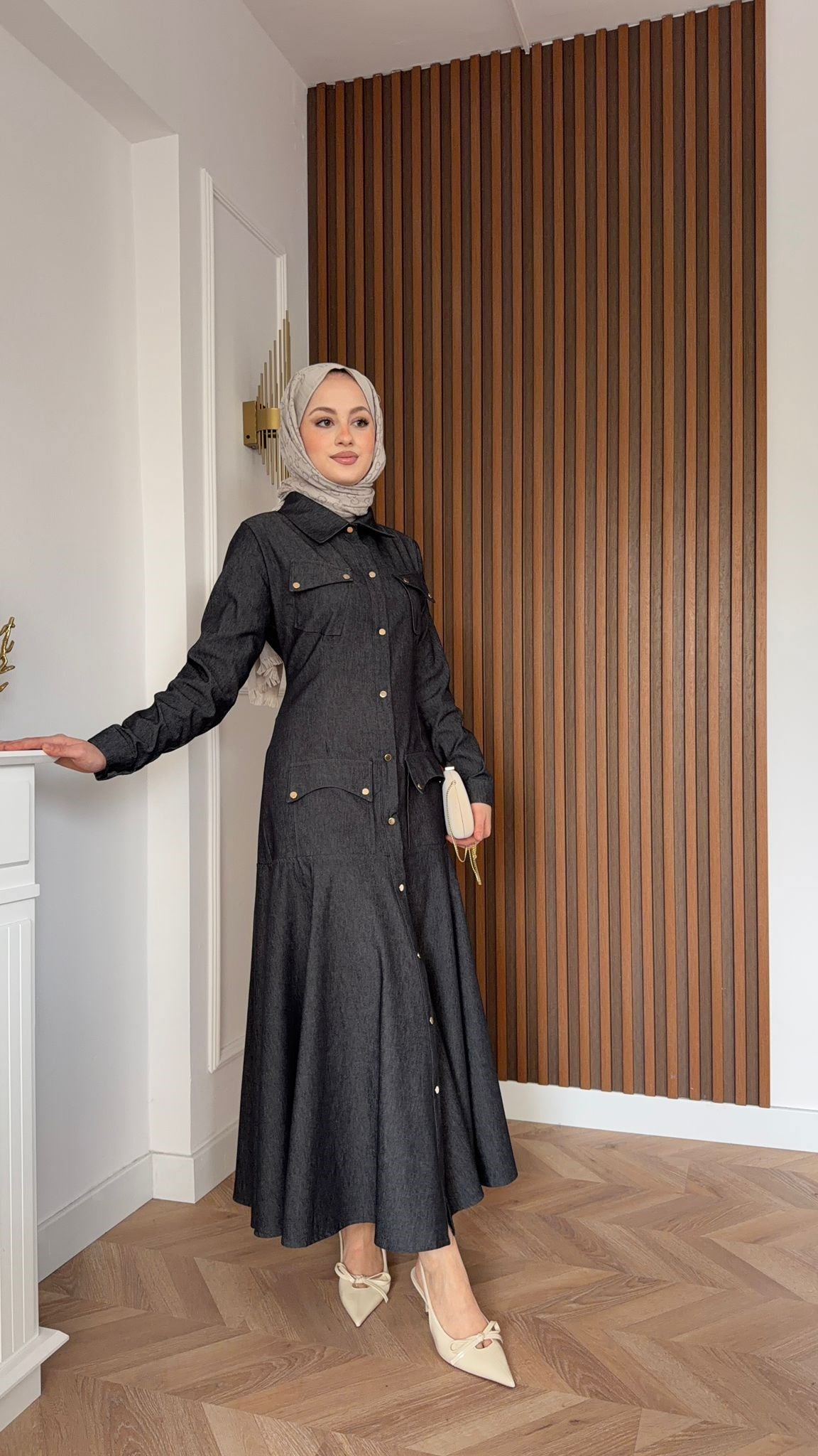 MEYSA DRESSES Soft Tensel Elbise Acı Kahve