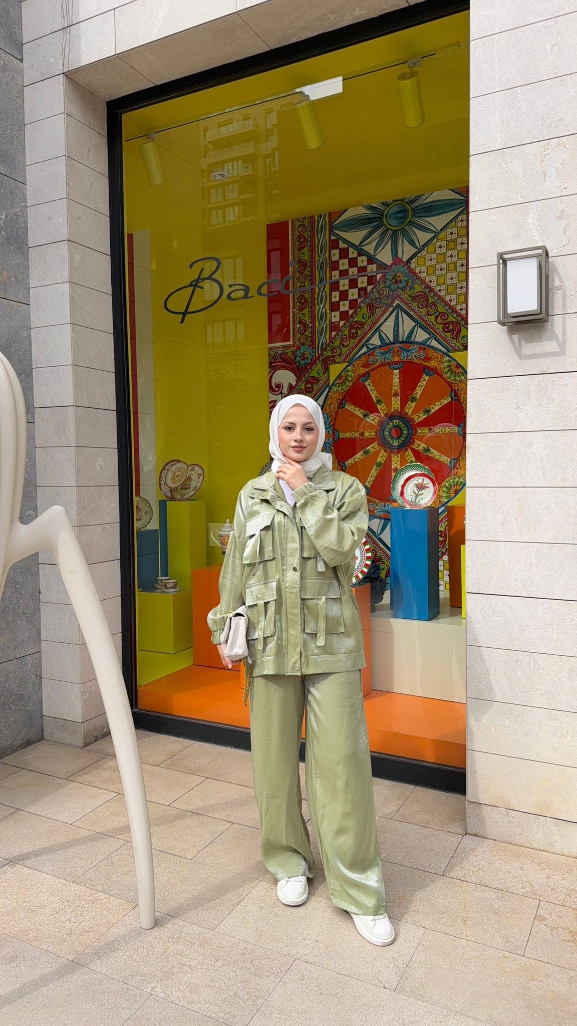 MEYSA PANTOLON TAKIM Tasarım Jakarlı İkili Takım Mint