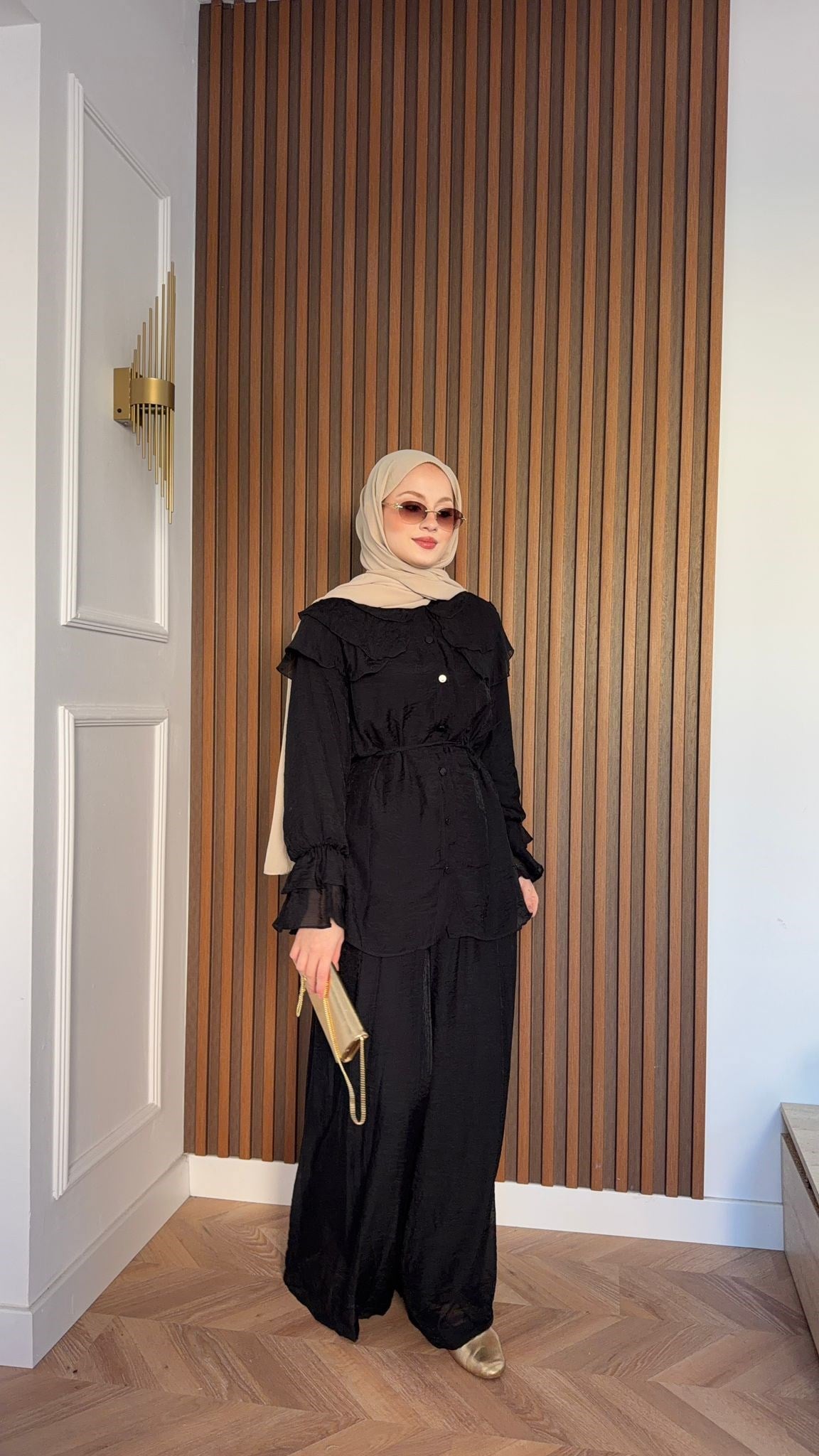 MEYSA PANTOLON TAKIM Vual İkili Takım Siyah