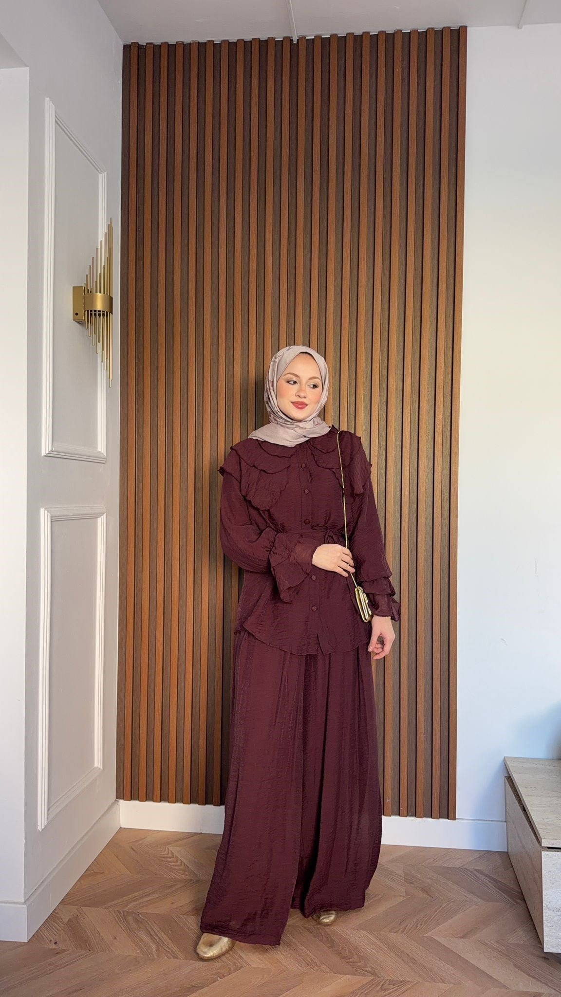 MEYSA PANTOLON TAKIM Vual İkili Takım Bordo
