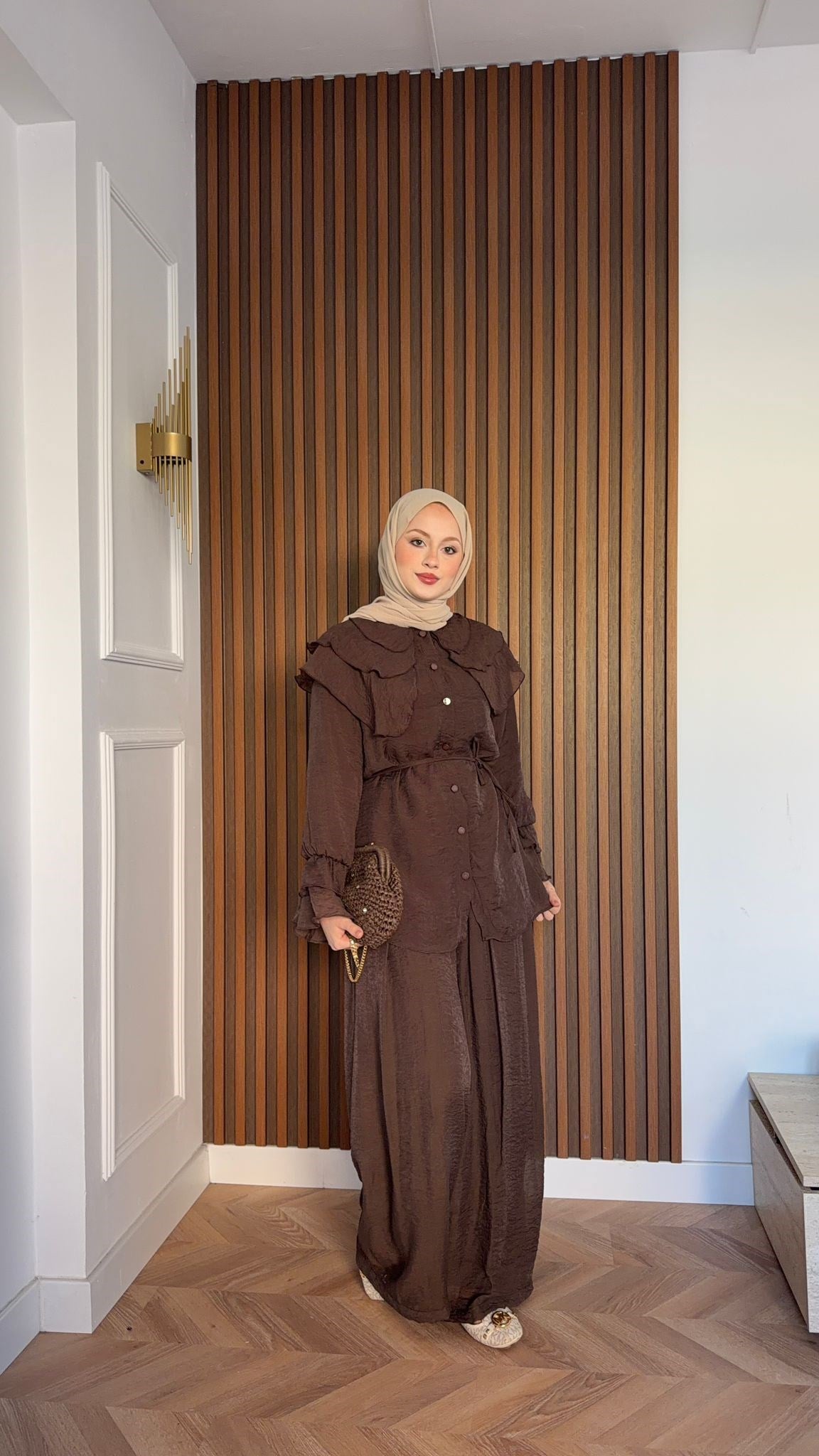MEYSA PANTOLON TAKIM Vual İkili Takım Acı Kahve