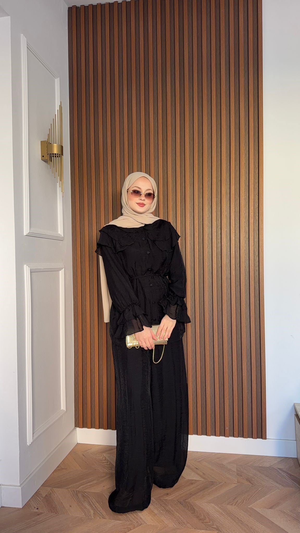 MEYSA PANTOLON TAKIM Vual İkili Takım Siyah