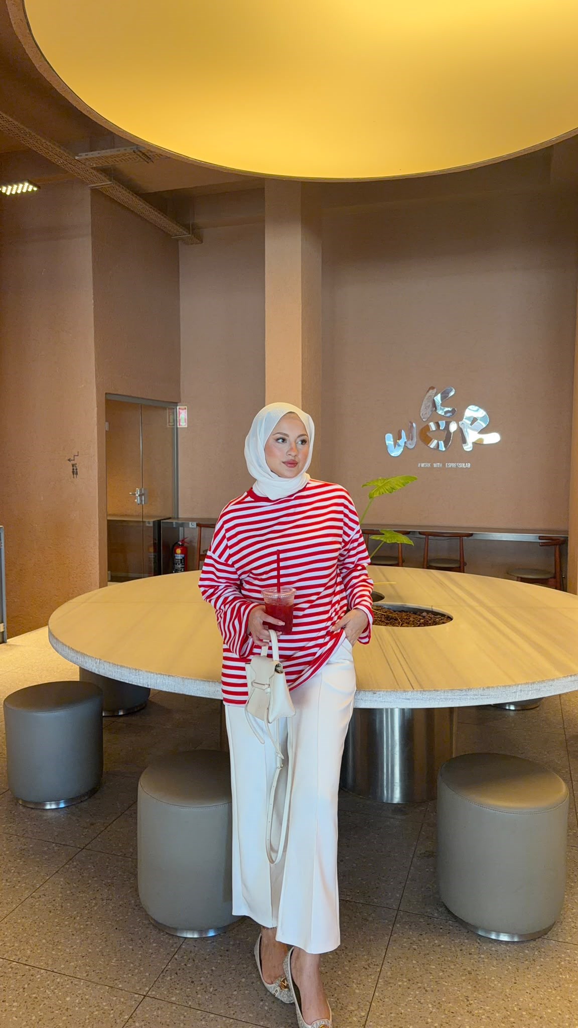 MEYSADESIGN BODY Çizgili Basic Badi Kırmızı