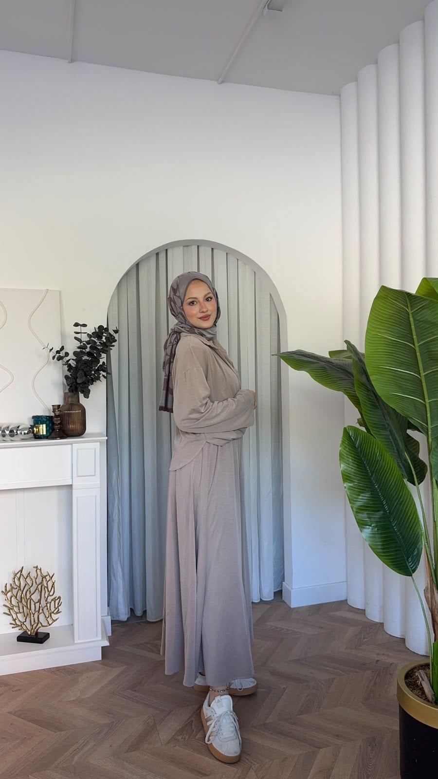 MEYSADESIGN ELBİSELER Ceketli Oysh Elbise Bej