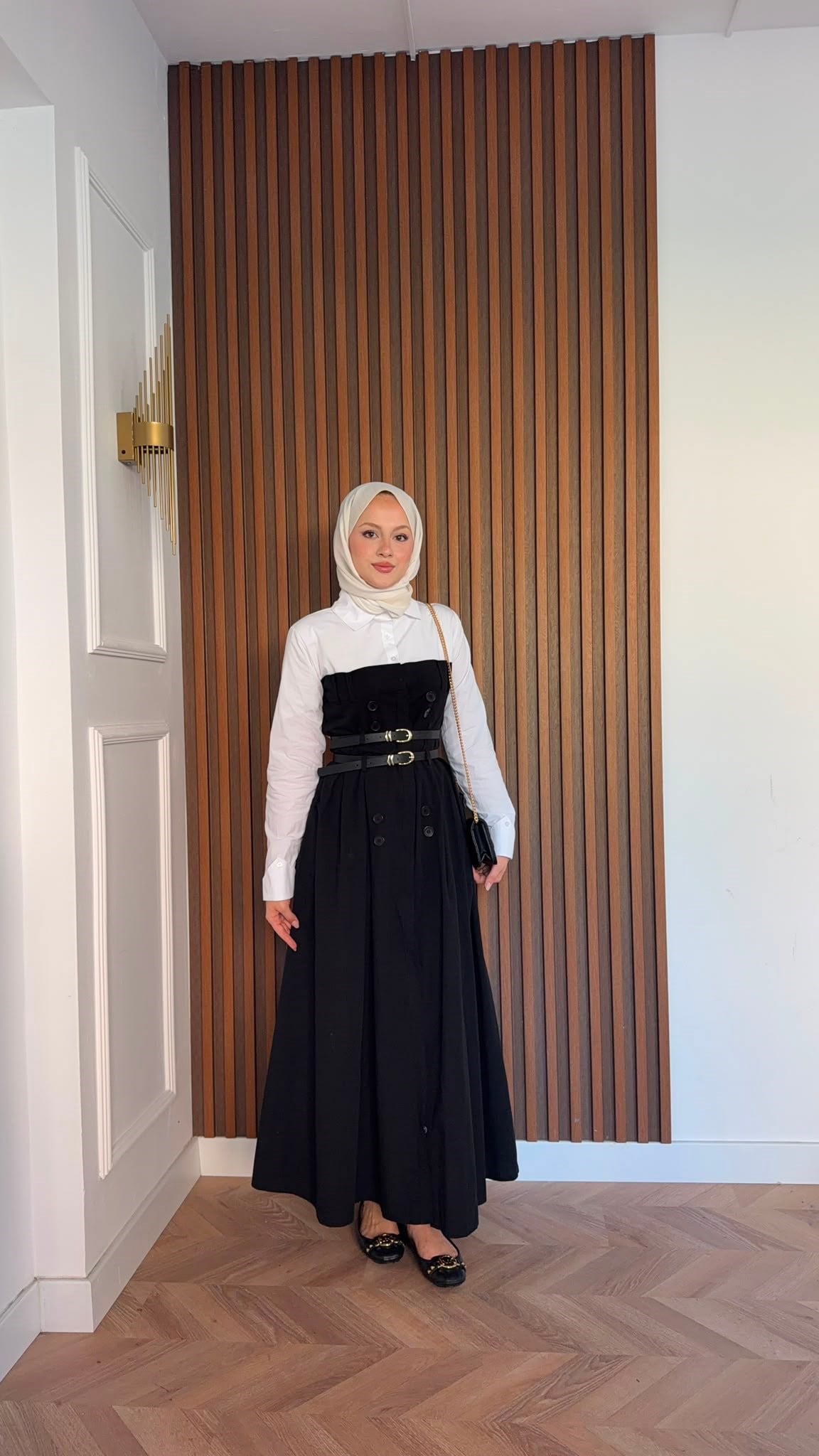 MEYSADESIGN ELBİSELER Dima Çift Kemerli Elbise Siyah