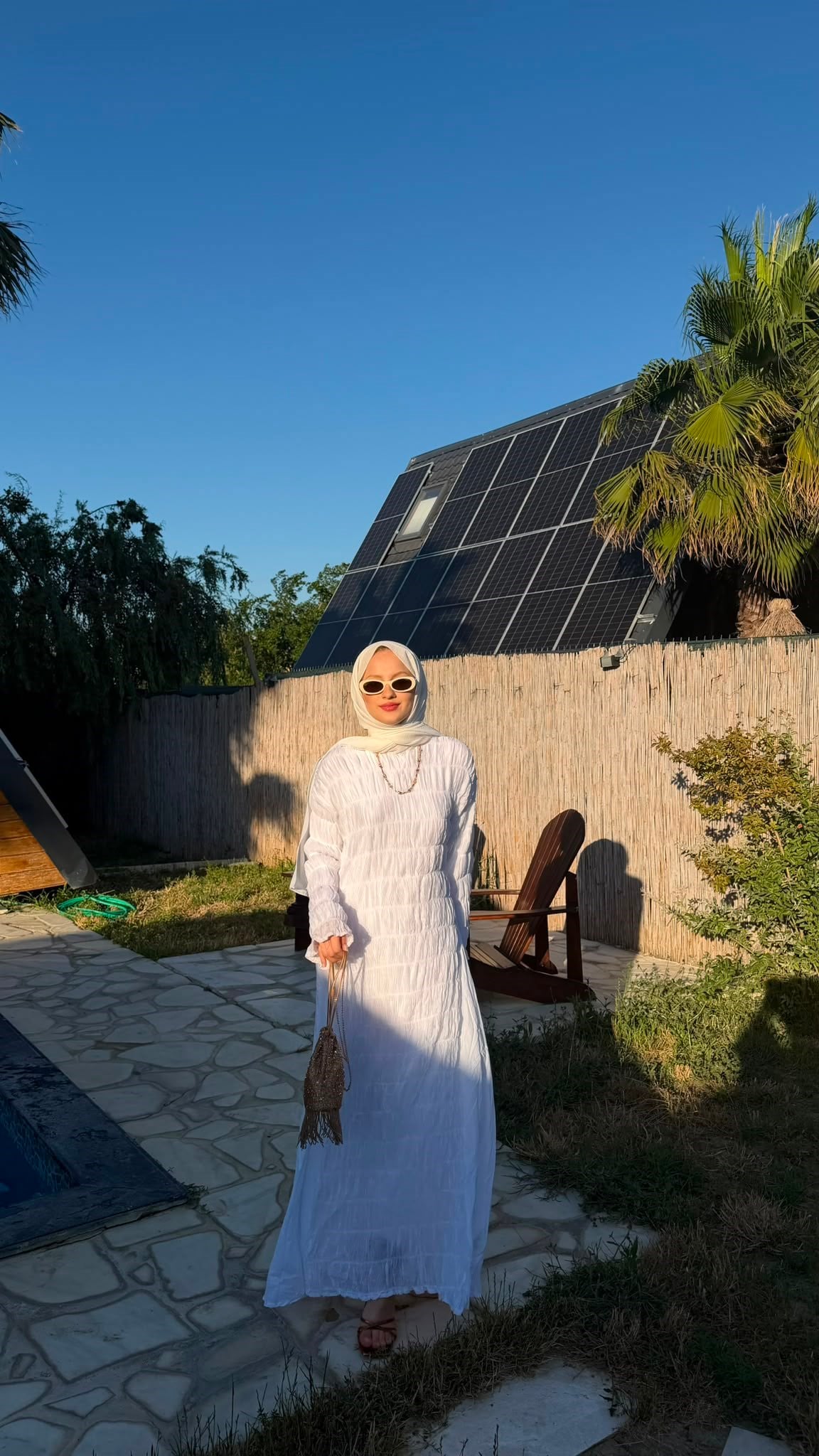 MEYSADESIGN ELBİSELER Flare Büzgülü Elbise Beyaz