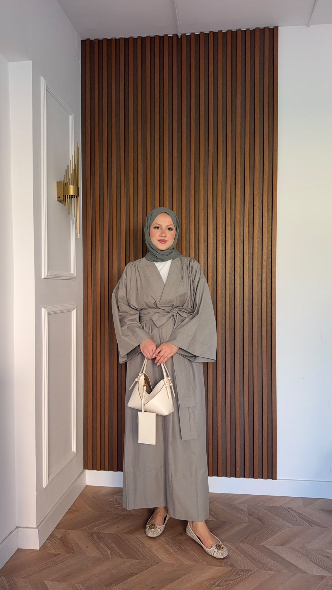 MEYSADESIGN ELBİSELER Maşa V Yaka Elbise Çağla Yeşili