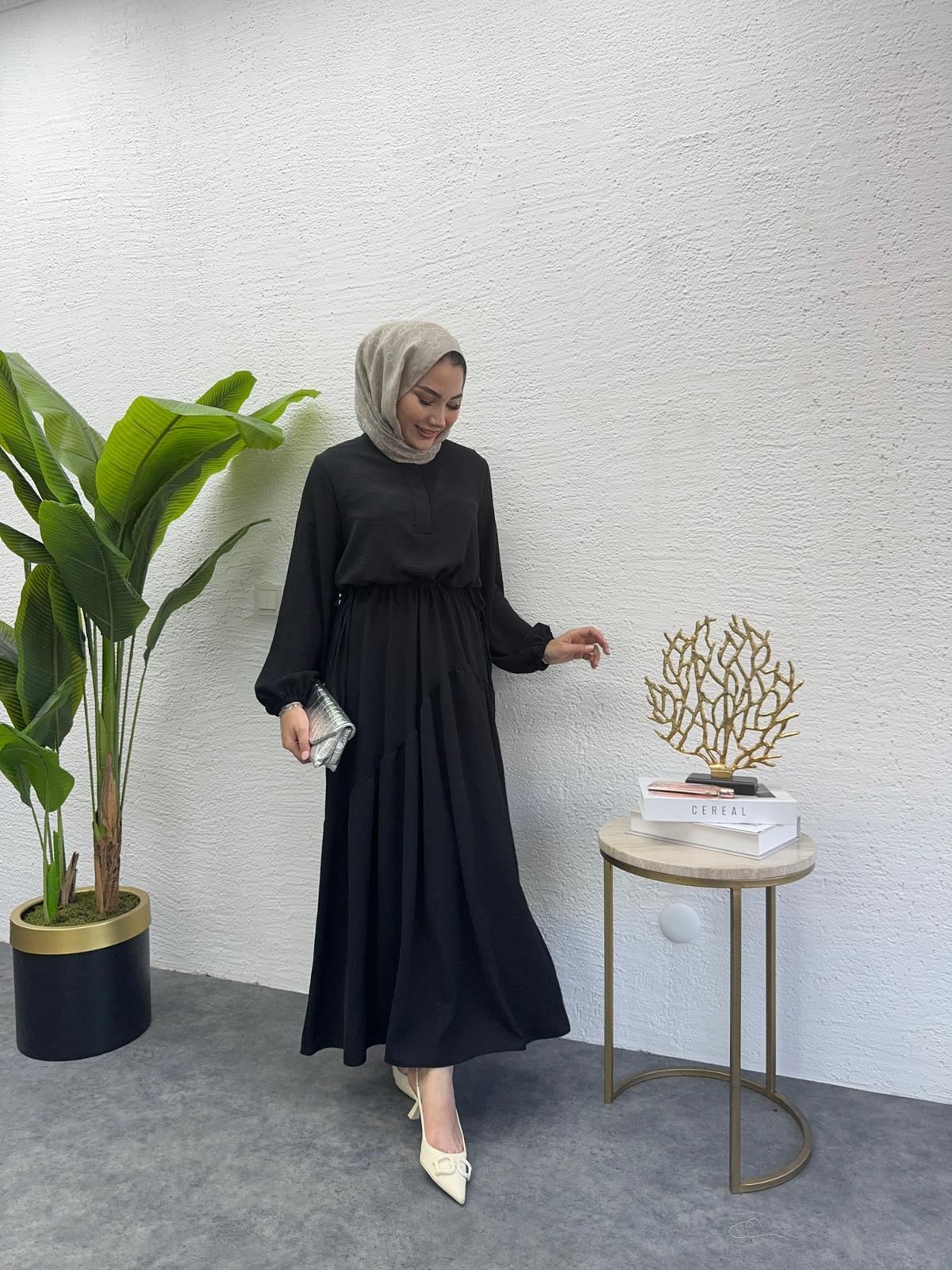 MEYSADESIGN ELBİSELER Rita Elbise Siyah
