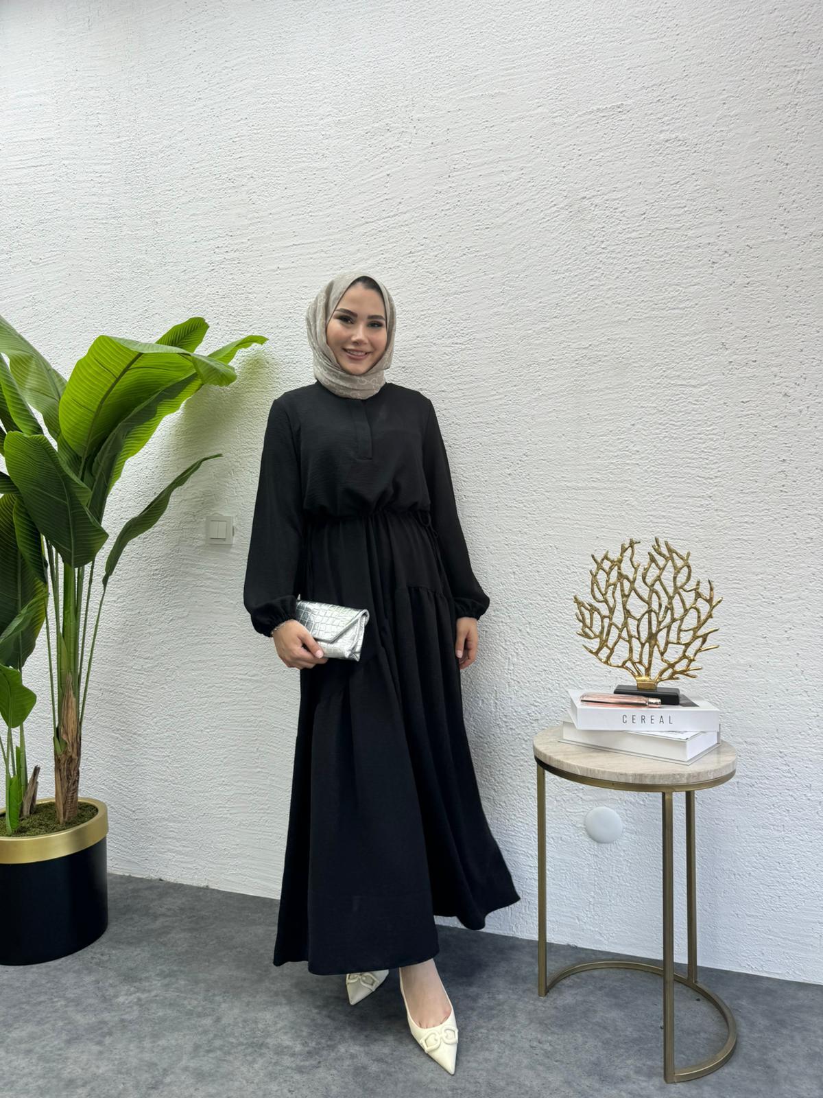 MEYSADESIGN ELBİSELER Rita Elbise Siyah