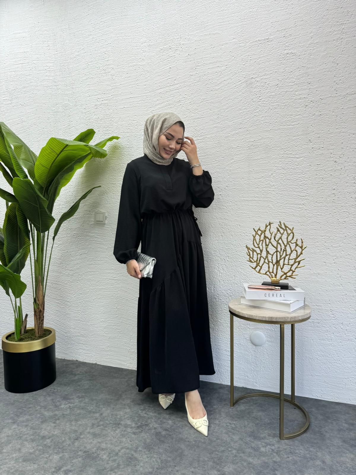 MEYSADESIGN ELBİSELER Rita Elbise Siyah