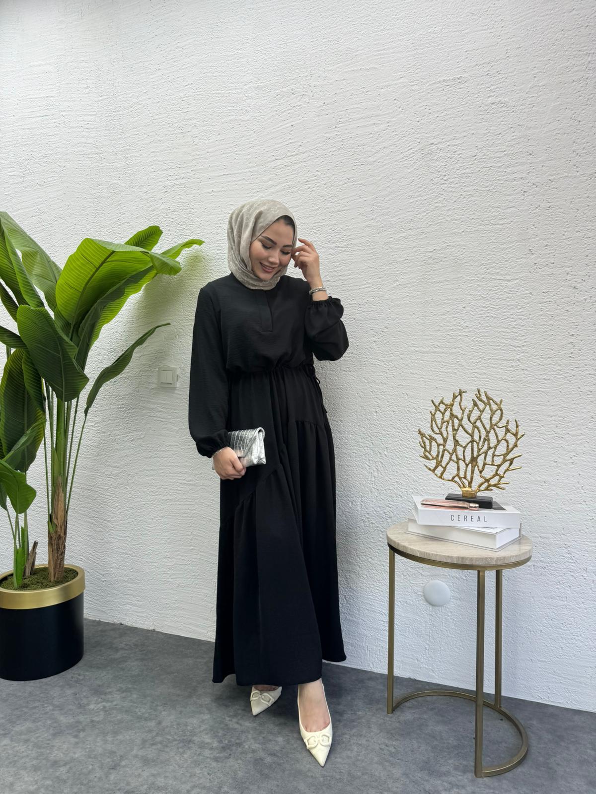 MEYSADESIGN ELBİSELER Rita Elbise Siyah