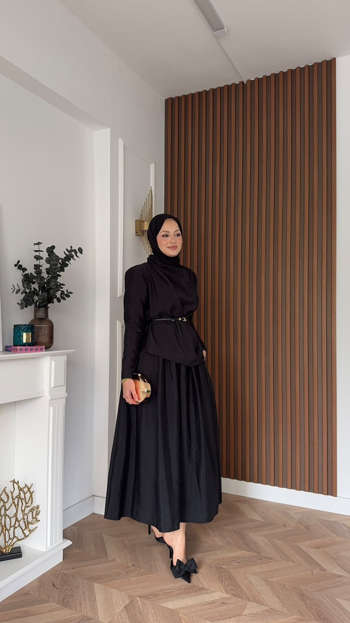 MEYSADESIGN ETEK TAKIM Hale Etekli Takım Siyah