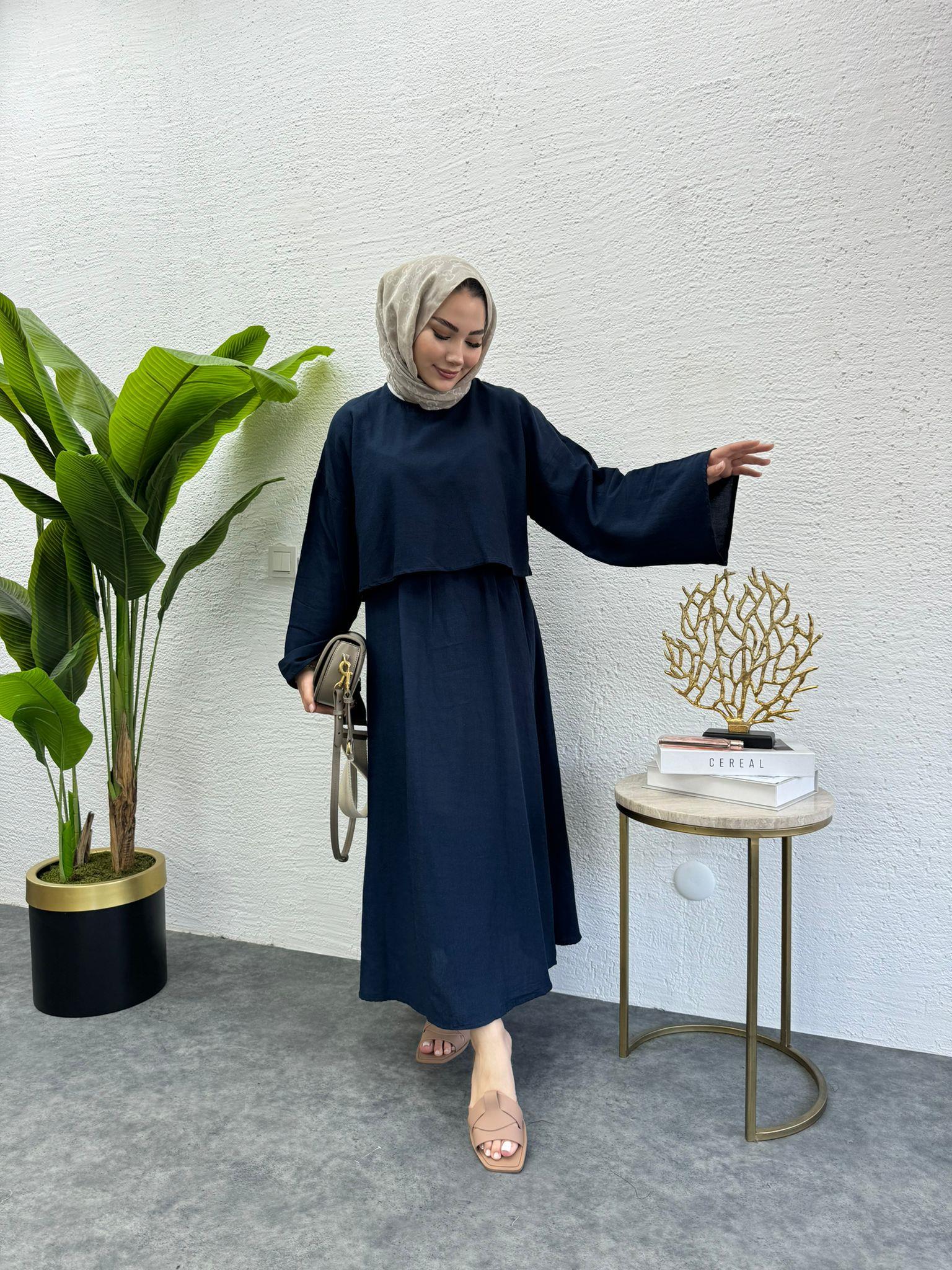 MEYSADESIGN ETEK TAKIM Keten Etek Takım Lacivert