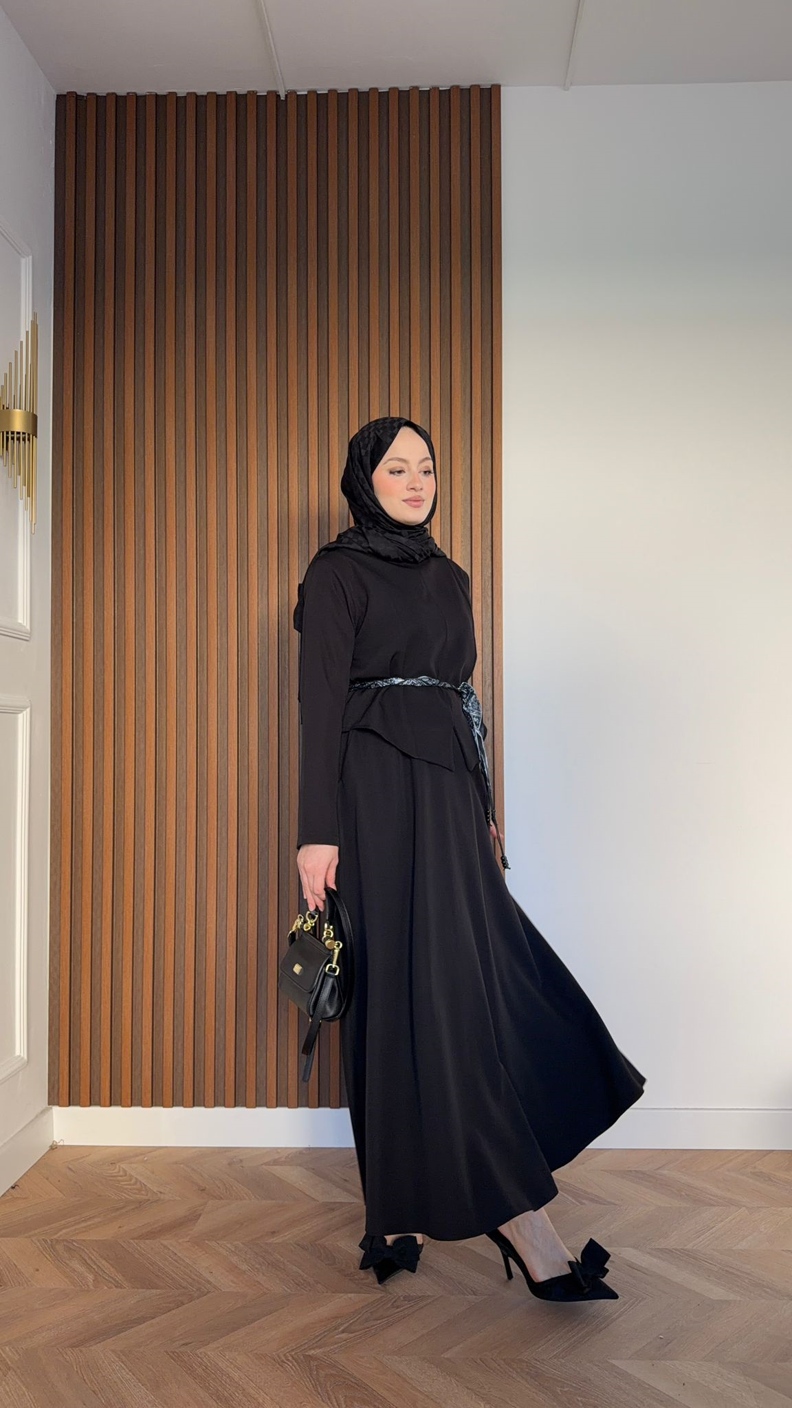 MEYSADESIGN SKIRT SETS Melissa Krep Etekli Takım Siyah