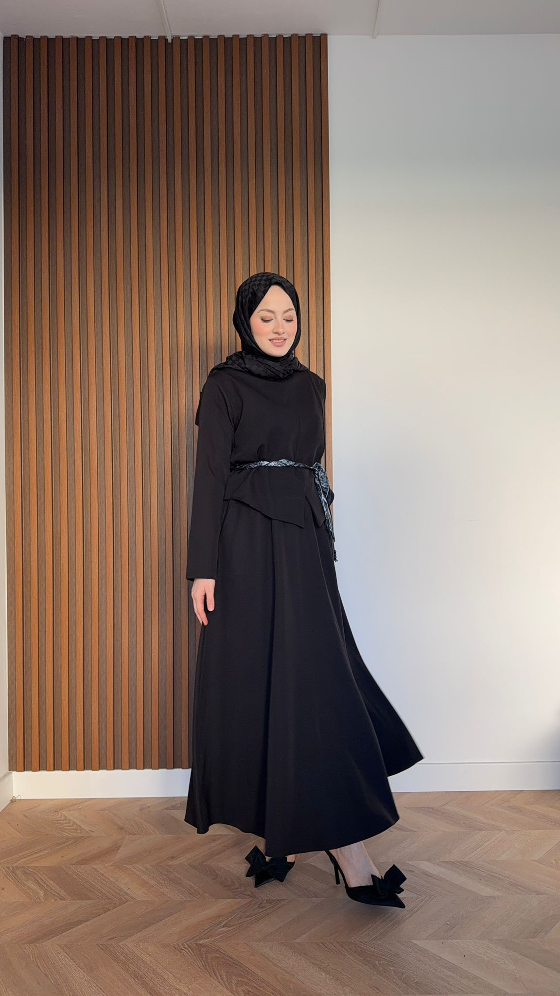 MEYSADESIGN SKIRT SETS Melissa Krep Etekli Takım Siyah