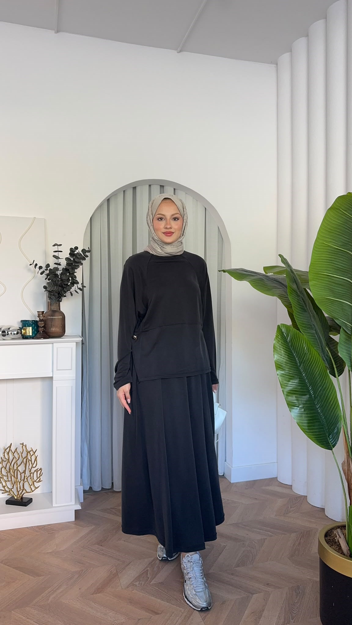 MEYSADESIGN ETEK TAKIM Safa Etekli Takım Siyah