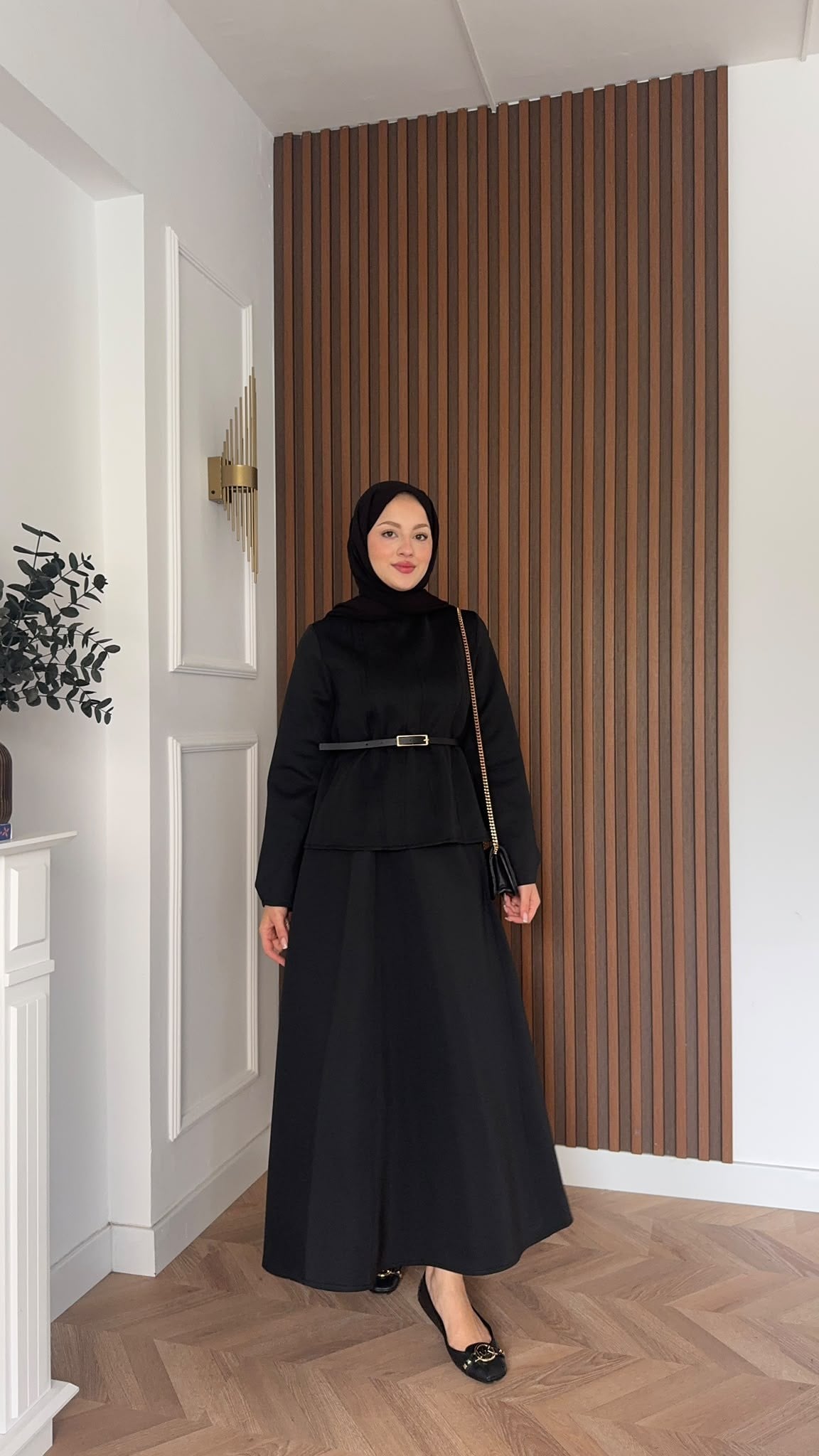 MEYSADESIGN ETEK TAKIM Sure Beli Pensli Etekli Takım Siyah