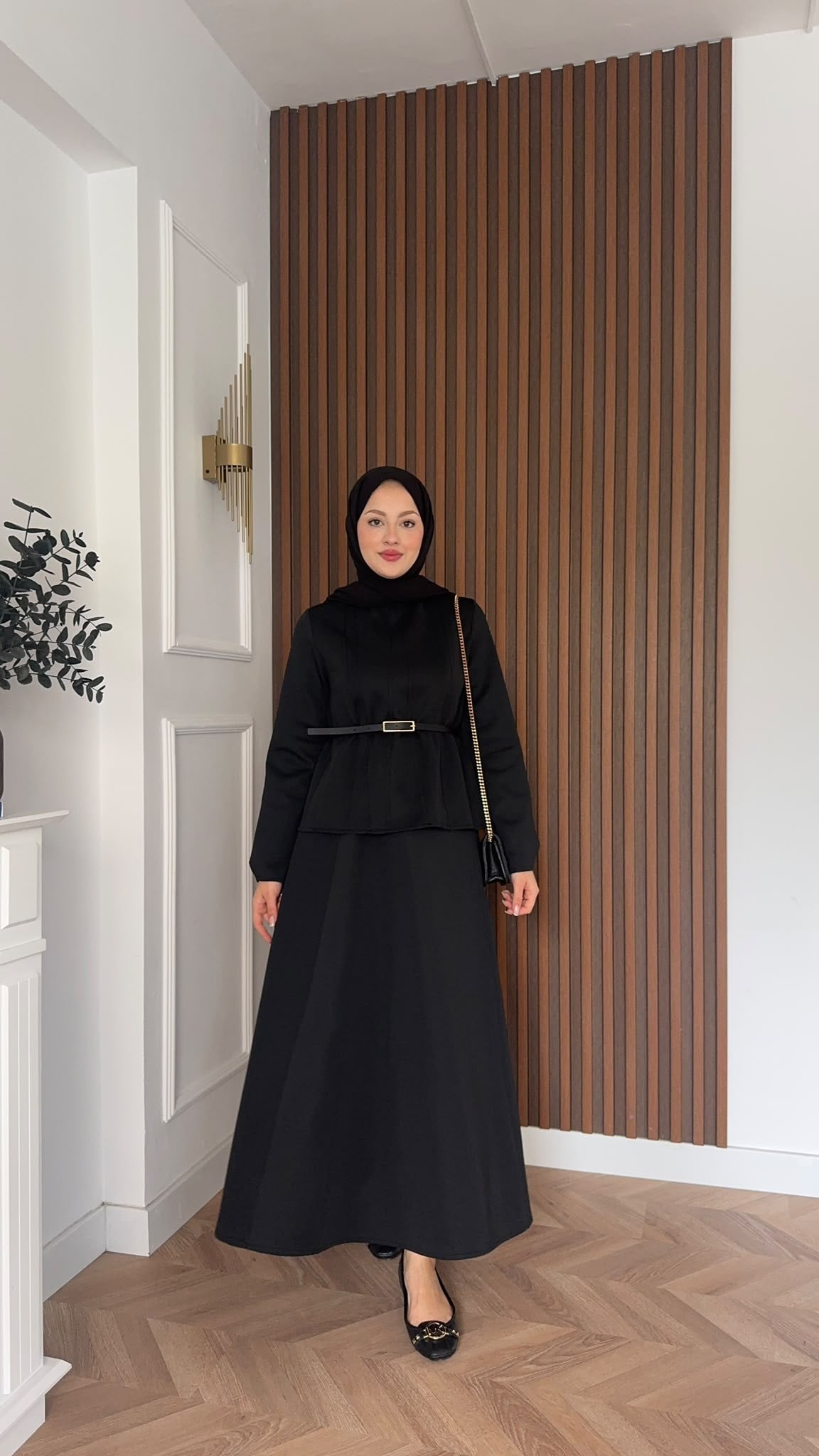 MEYSADESIGN ETEK TAKIM Sure Beli Pensli Etekli Takım Siyah