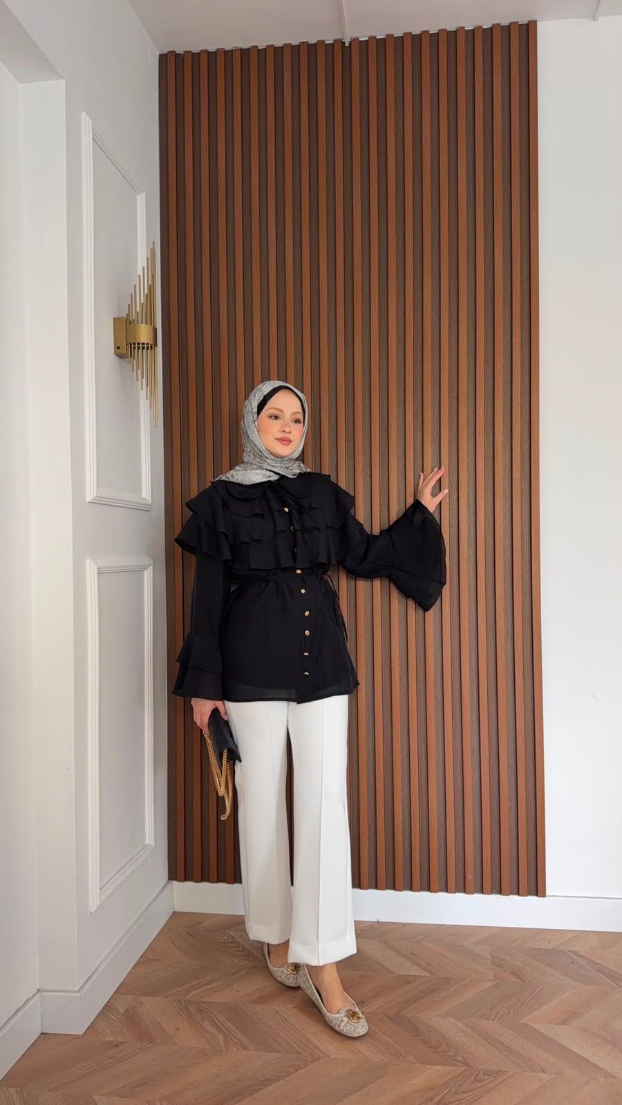MEYSADESIGN GÖMLEK Elvis Tensel Gömlek Siyah