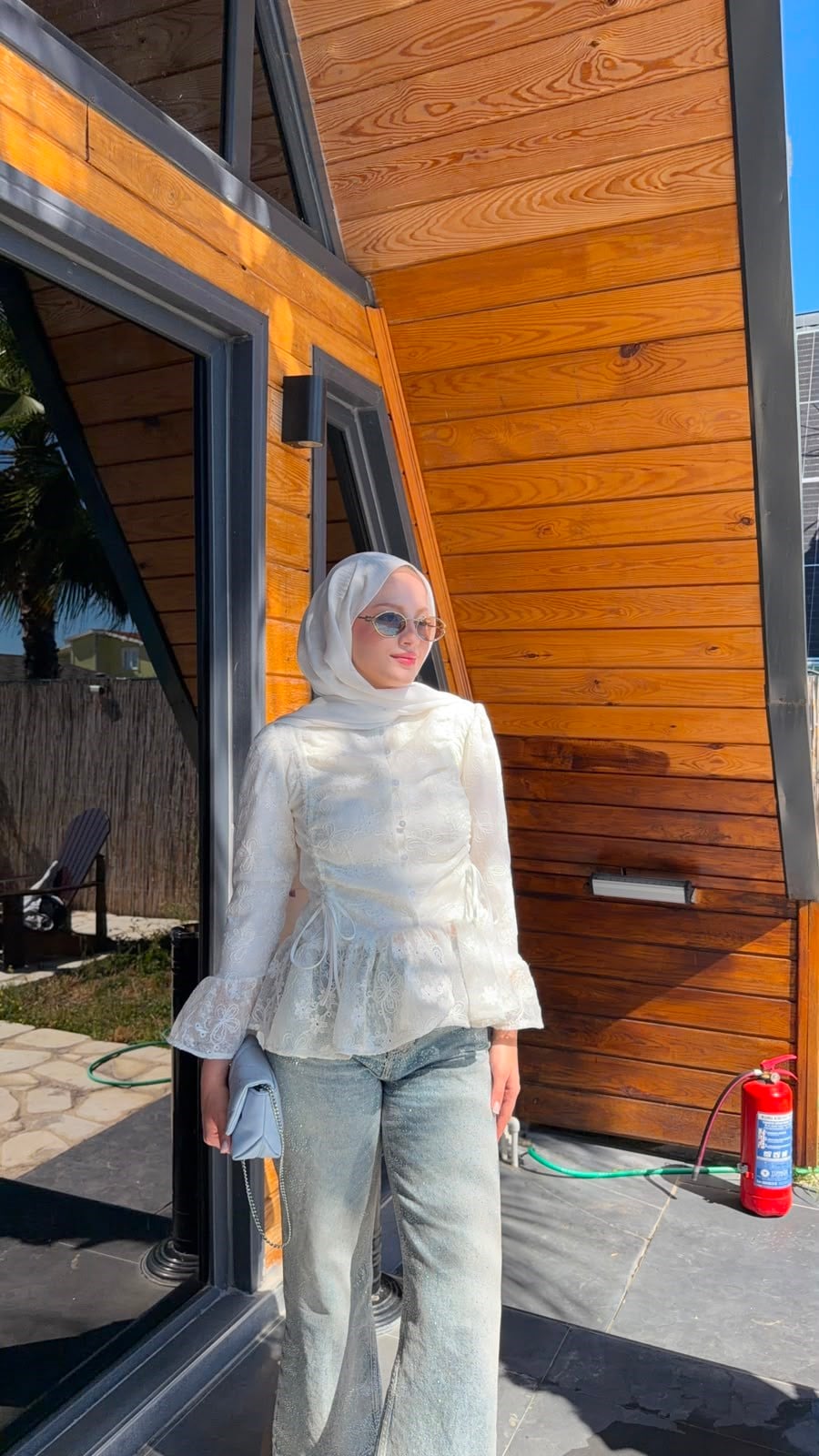 MEYSADESIGN GÖMLEK Neva Fisto Gömlek Beyaz