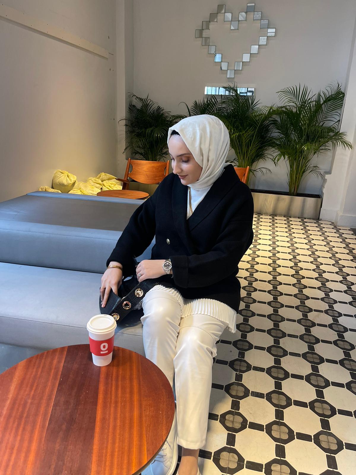 MEYSADESIGN HIRKA Gold Düğmeli Çelik Örme Hırka Siyah