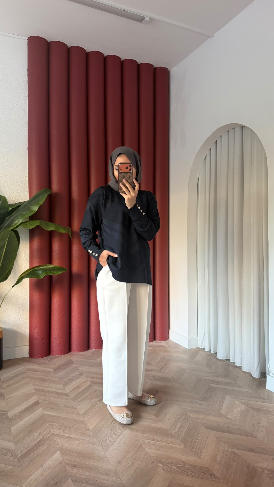 MEYSADESIGN MERSERİZE TUNİK Zikzak Merserize Tunik Antrasit