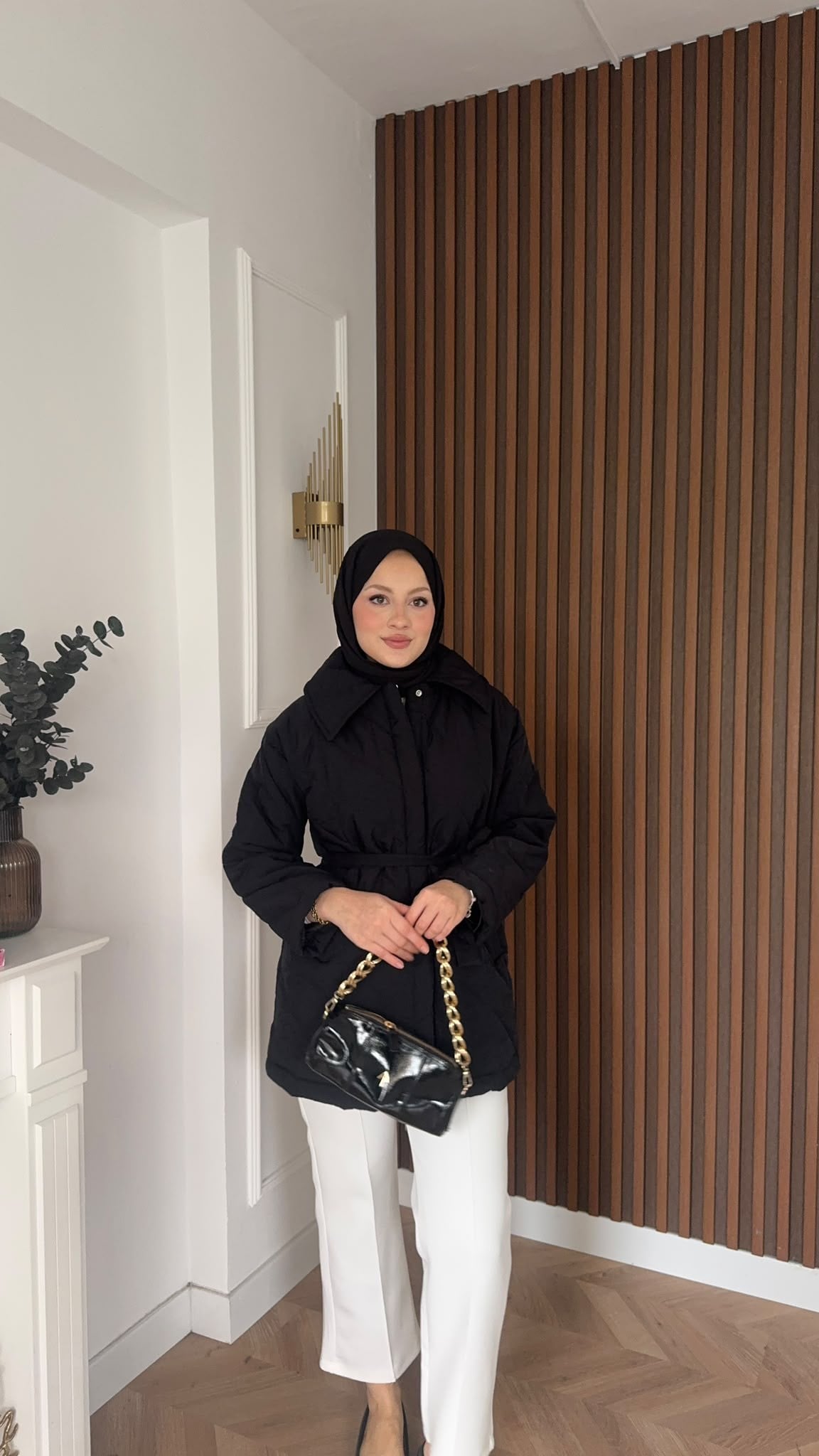 MEYSADESIGN MONT Kapitone Şişme Mont Siyah