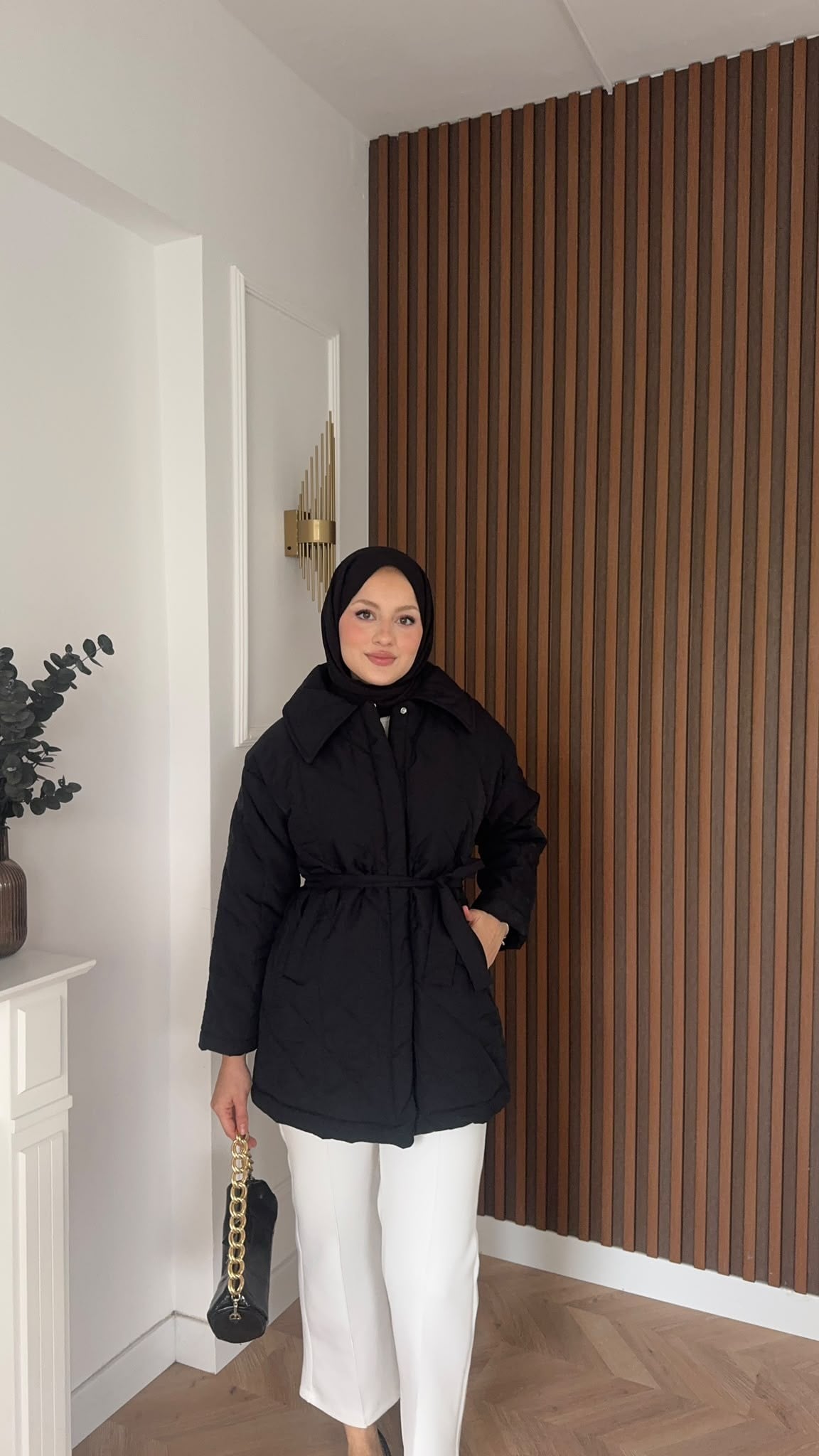 MEYSADESIGN MONT Kapitone Şişme Mont Siyah