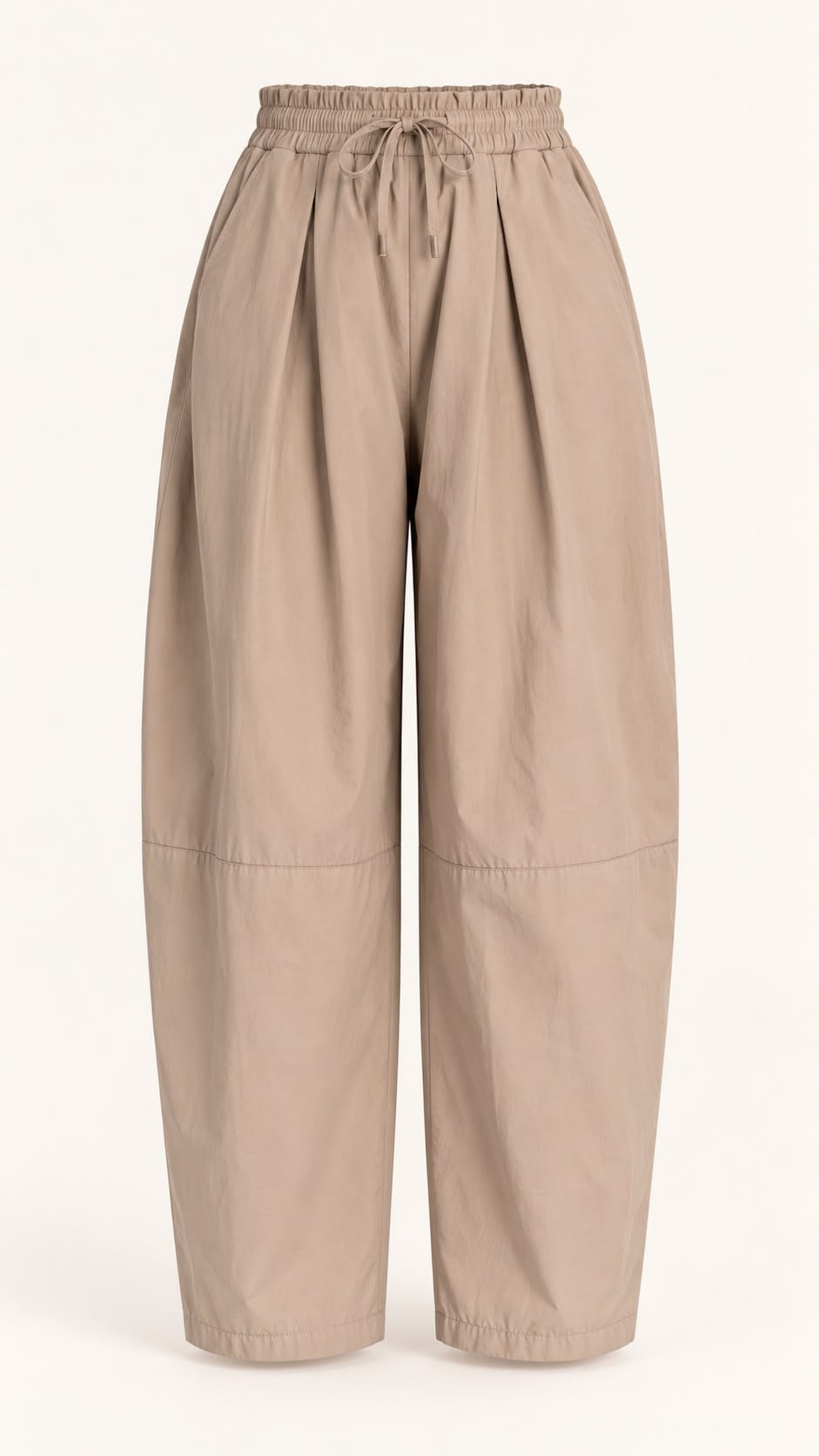 MEYSADESIGN PANTOLON Barrel Pantolon Krem