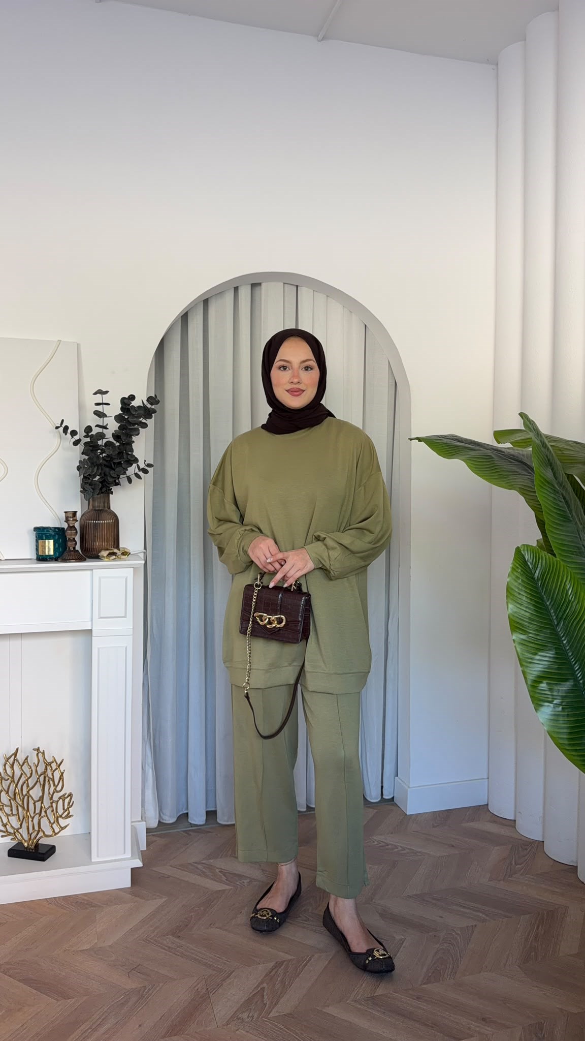 MEYSADESIGN PANTOLON TAKIM Çimalı Oysh İkili Takım Haki