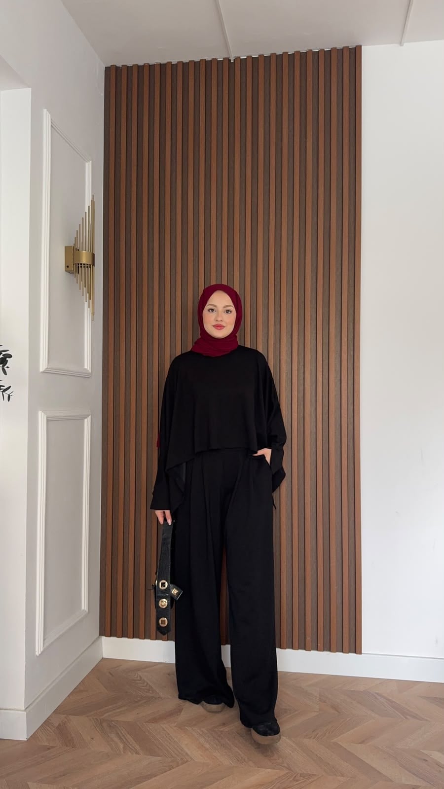 MEYSADESIGN PANTOLON TAKIM Dua Oysh Pantolonlu Takım Siyah