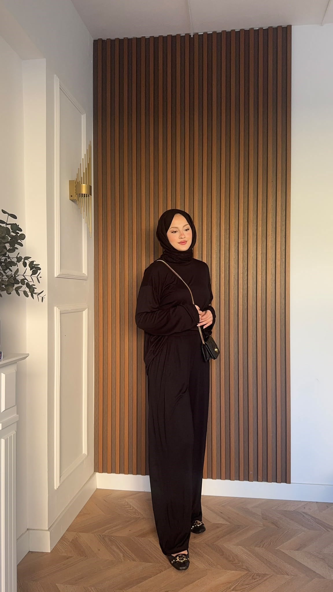 MEYSADESIGN PANTOLON TAKIM Elif Basic Oysh İkili Takım Siyah