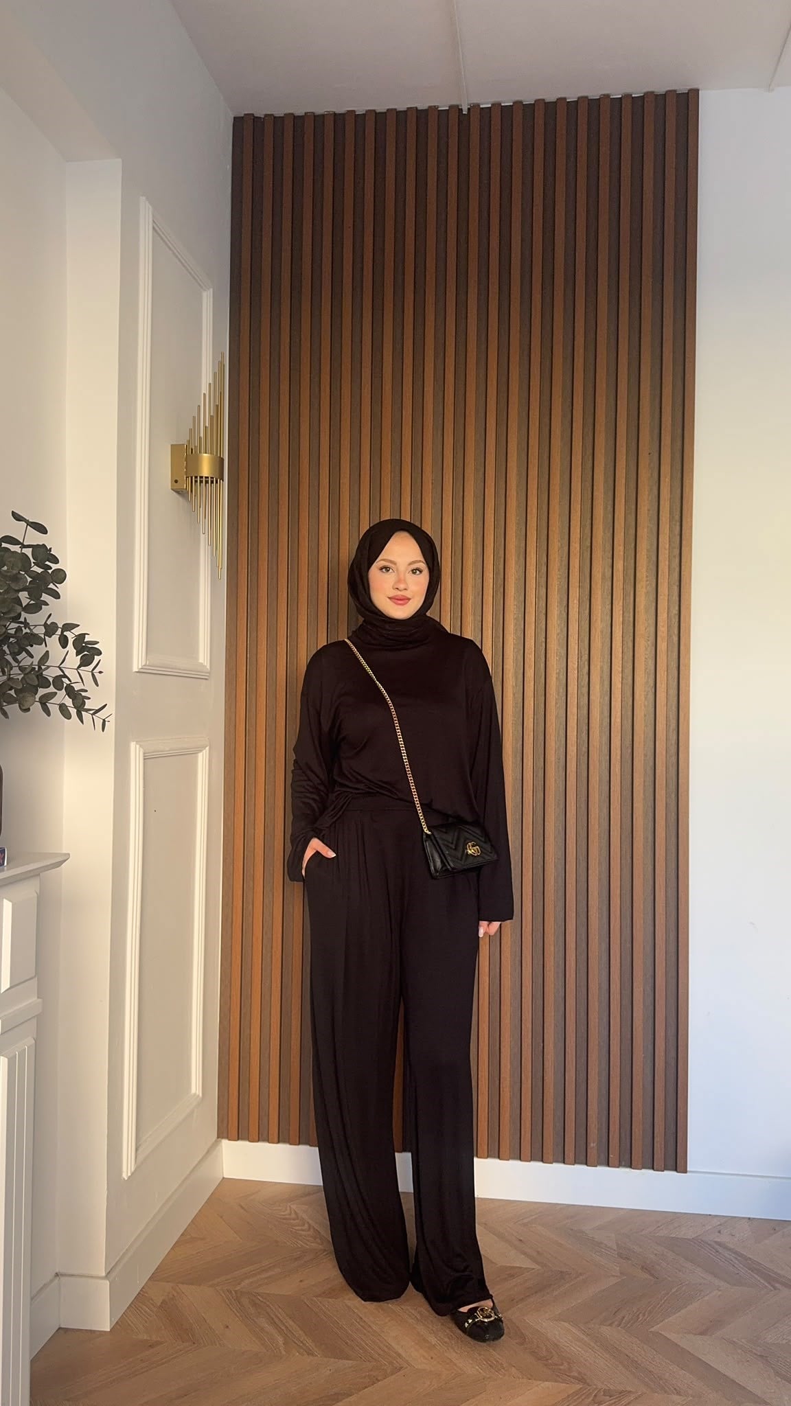 MEYSADESIGN PANTOLON TAKIM Elif Basic Oysh İkili Takım Siyah