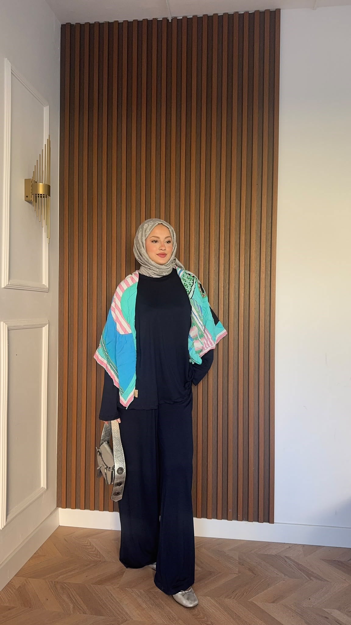 MEYSADESIGN PANTOLON TAKIM Elif Basic Oysh İkili Takım Lacivert