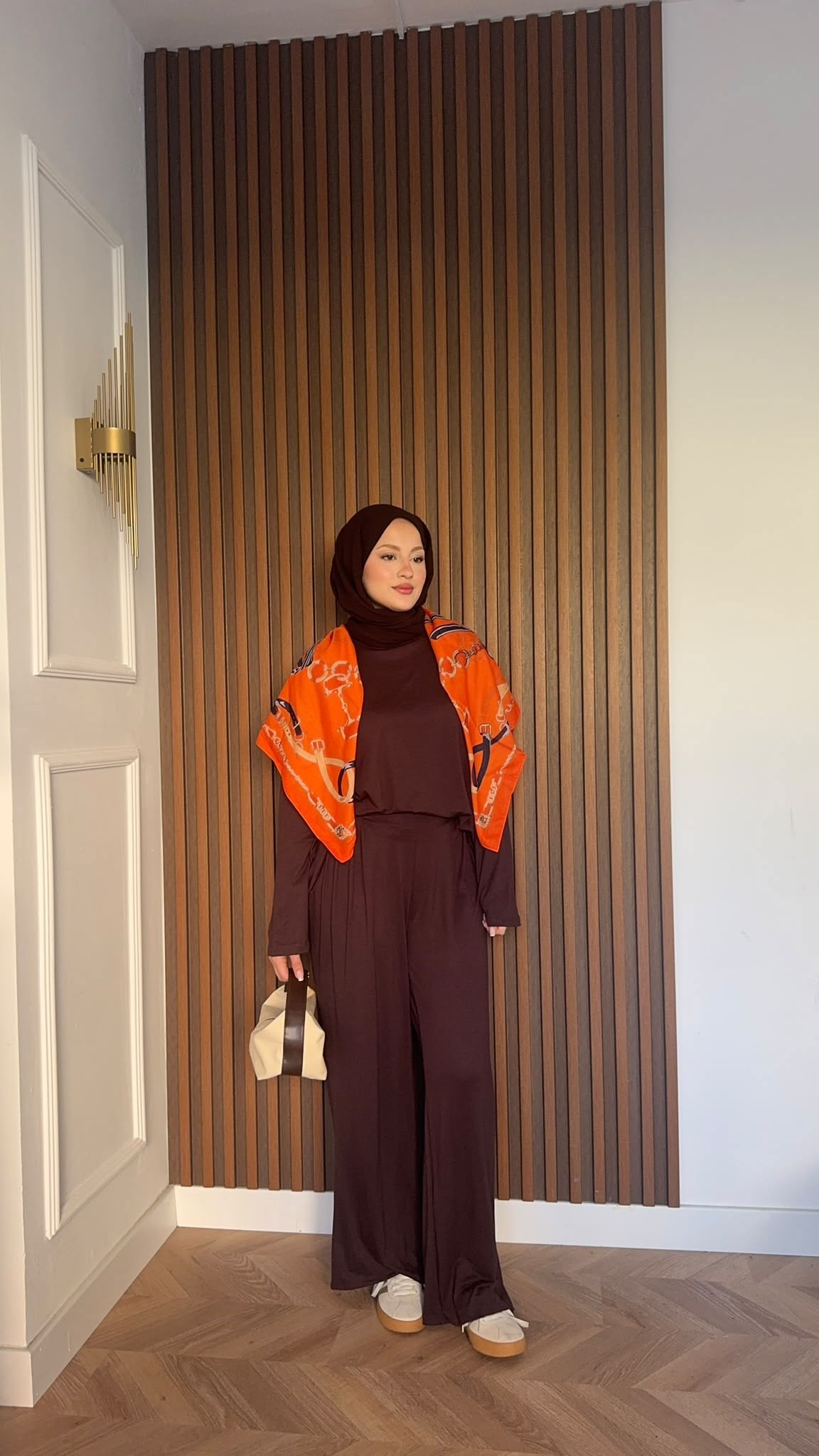 MEYSADESIGN PANTOLON TAKIM Elif Basic Oysh İkili Takım Acı Kahve