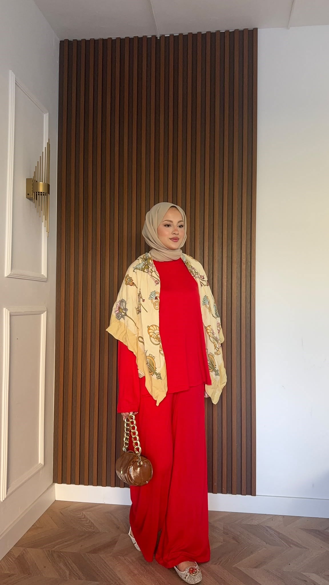 MEYSADESIGN PANTOLON TAKIM Elif Basic Oysh İkili Takım Kırmızı