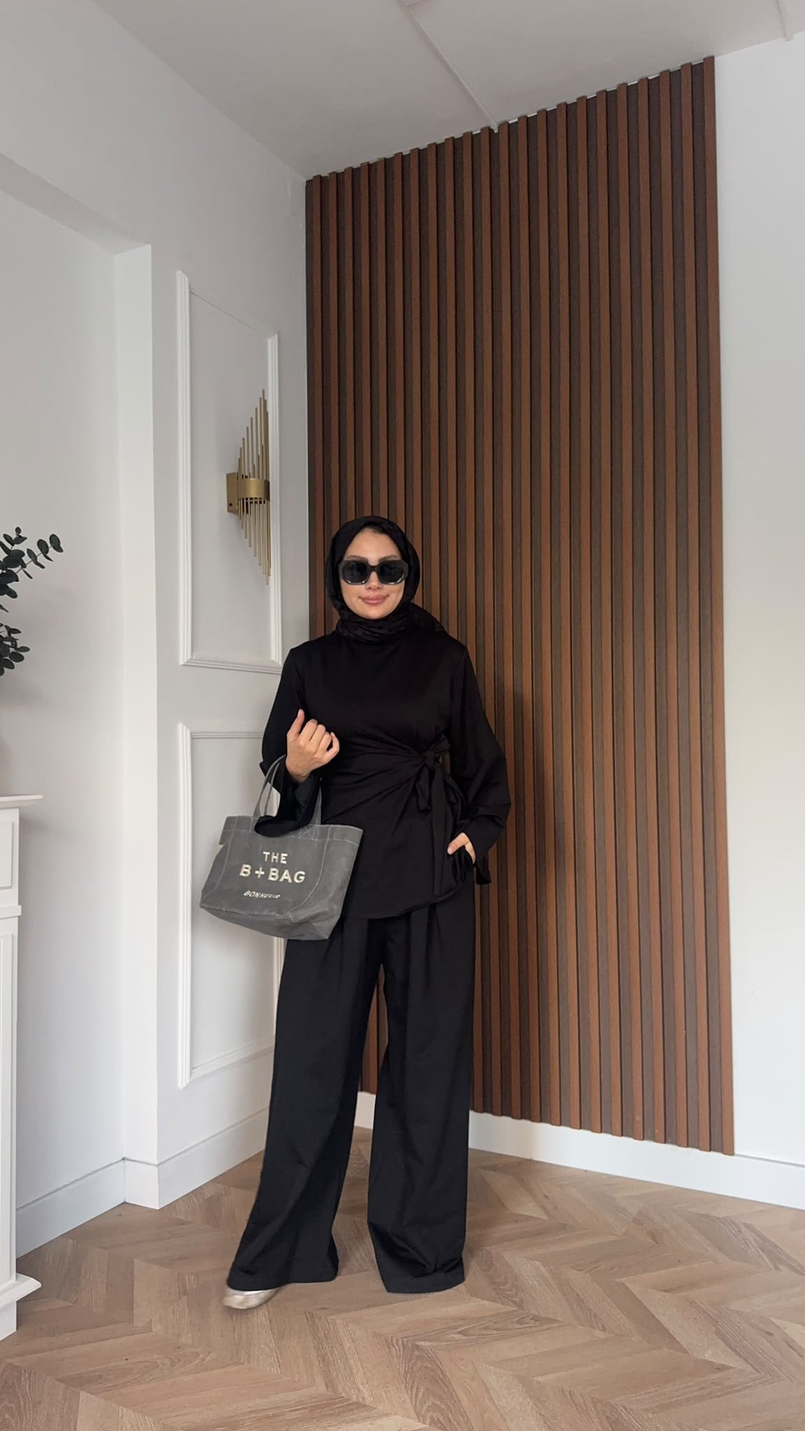 MEYSADESIGN PANTOLON TAKIM Hüsna Oysh İkili Takım Siyah