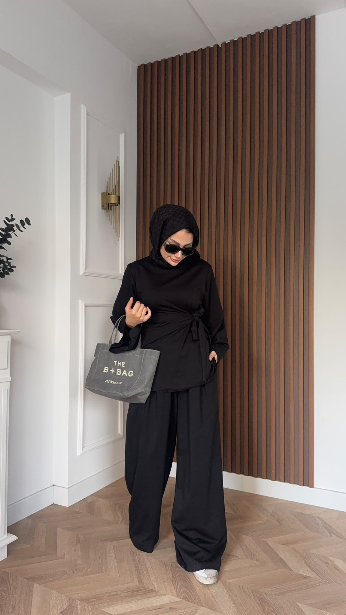 MEYSADESIGN PANTOLON TAKIM Hüsna Oysh İkili Takım Siyah