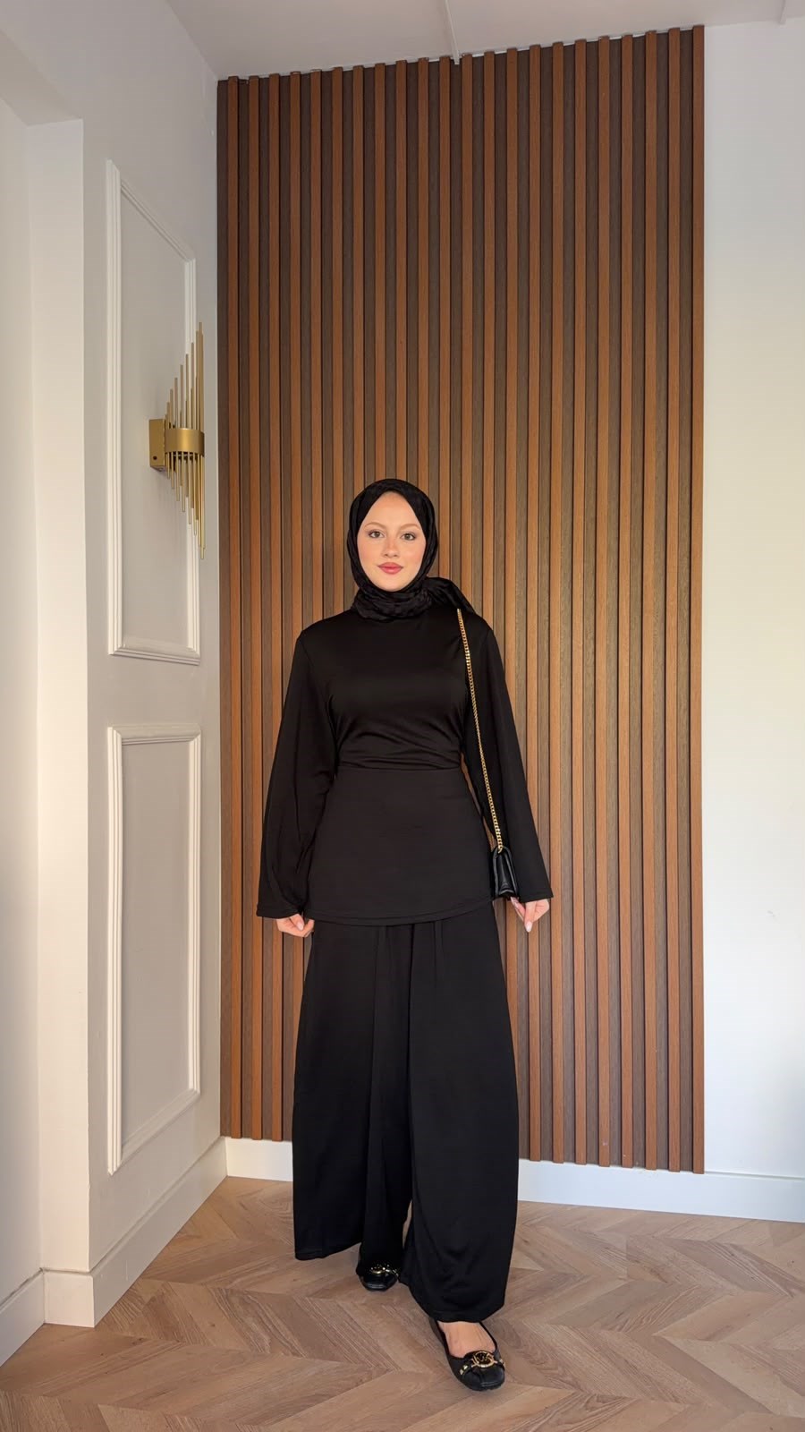 MEYSADESIGN PANTOLON TAKIM İpek Oysh İkili Takım Siyah