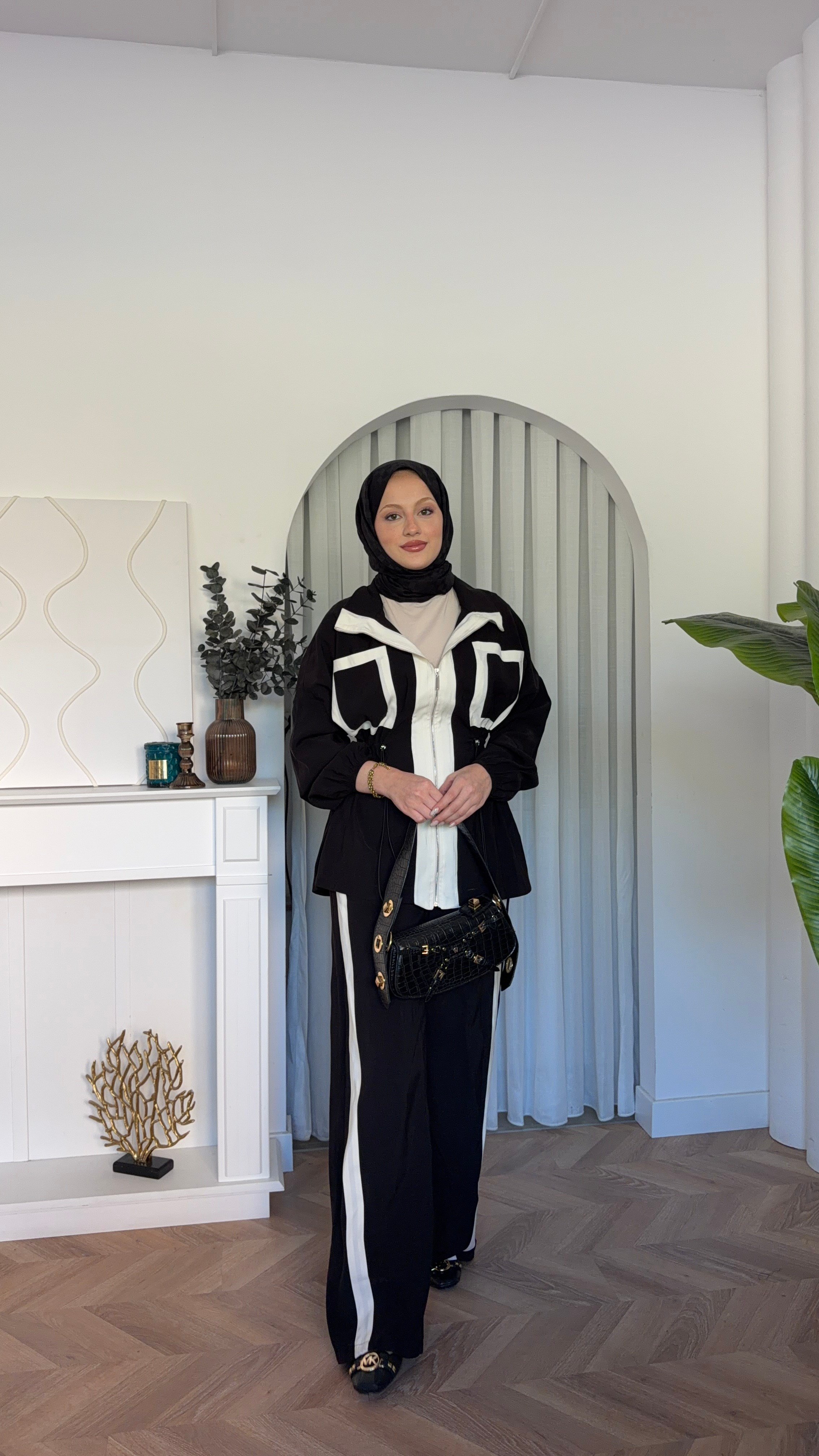 MEYSADESIGN PANTOLON TAKIM Lusi İkili Takım Siyah