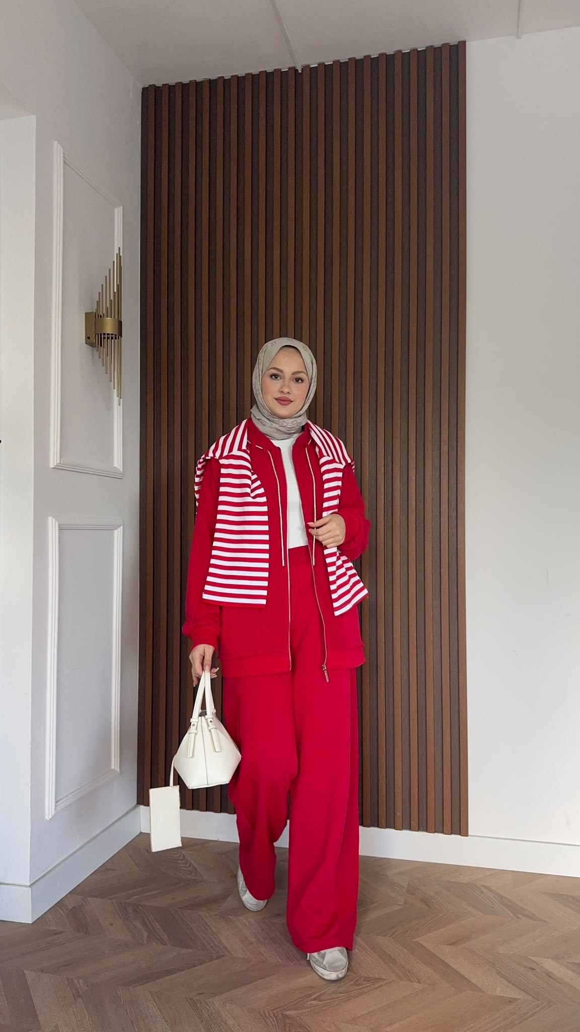 MEYSADESIGN PANTOLON TAKIM Pera İkili Spor Takım Kırmızı